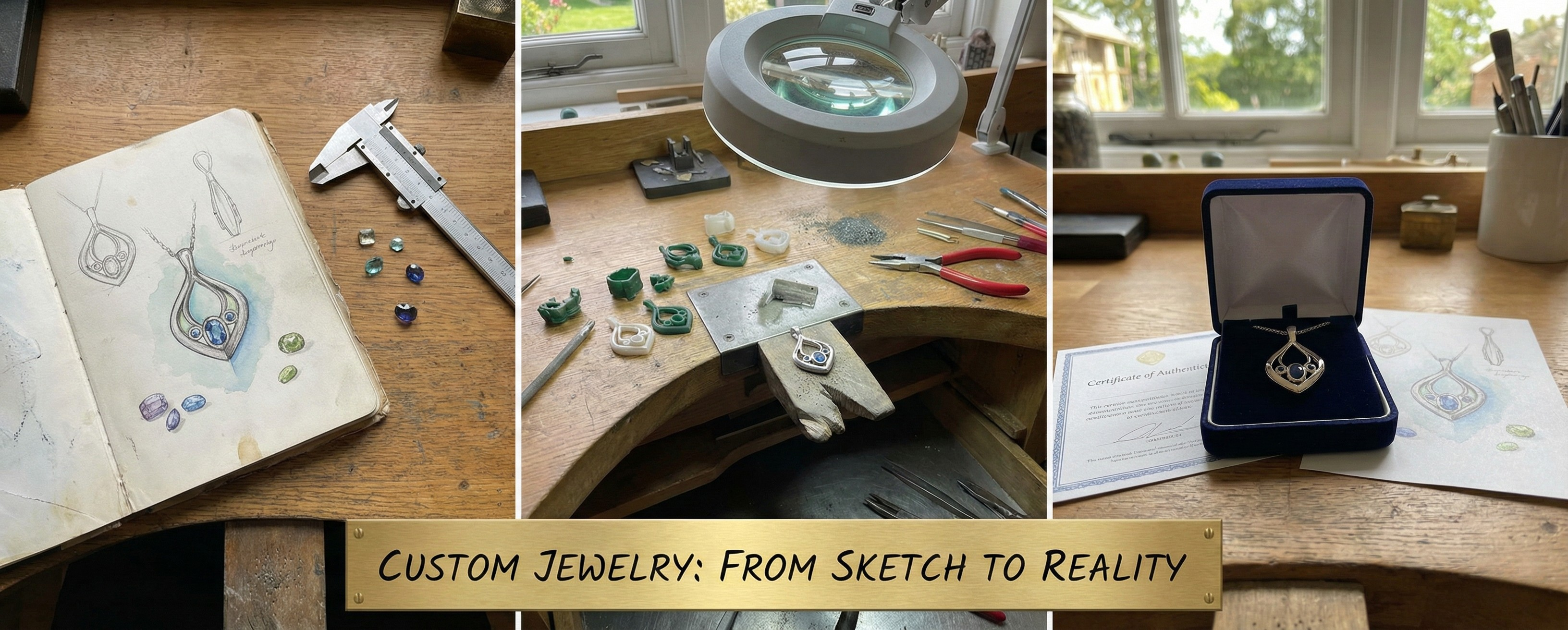 Custom Jewelry: From Sketch to Reality