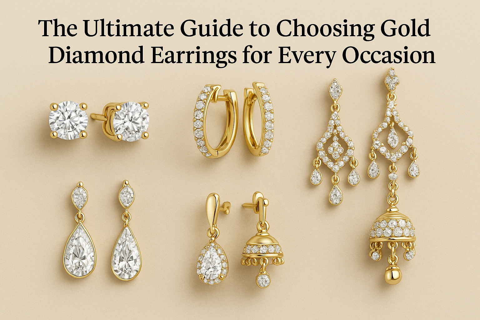 The Ultimate Guide to Choosing Gold Diamond Earrings for Every Occasion