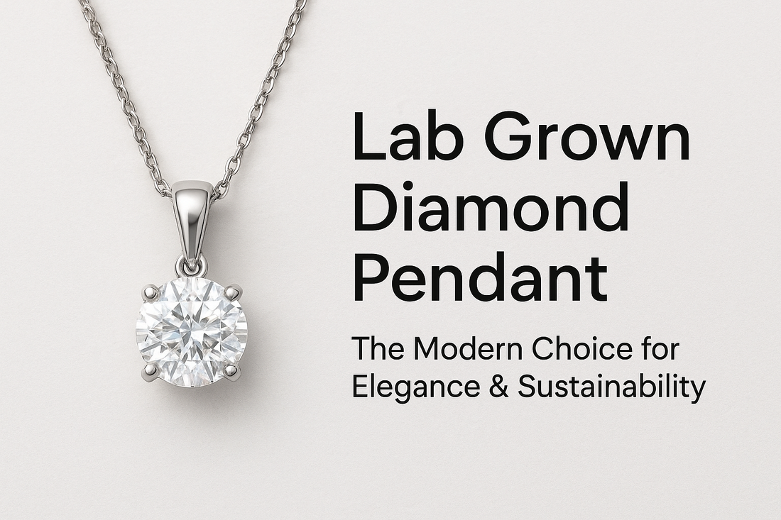 💎 Lab Grown Diamond Pendant – The Modern Choice for Elegance & Sustainability