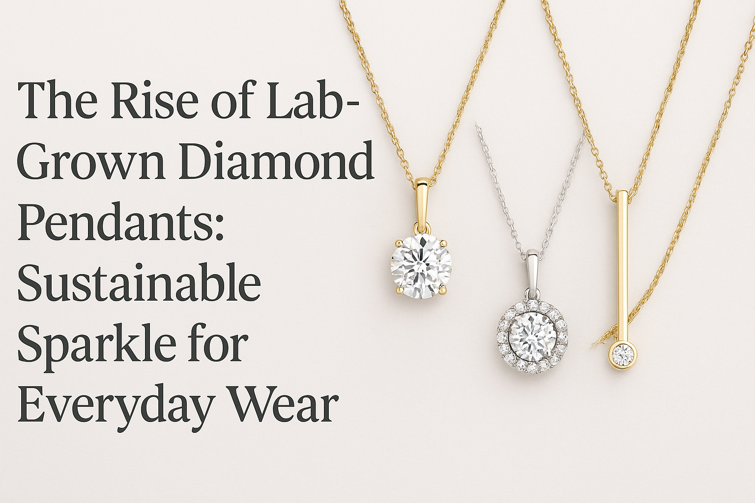 💎 The Rise of Lab-Grown Diamond Pendants: Sustainable Sparkle for Everyday Wear