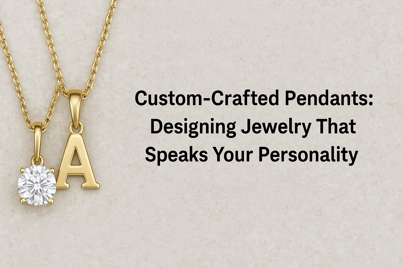 Custom-Crafted Pendants: Designing Jewelry That Speaks Your Personality - Shoora Designs