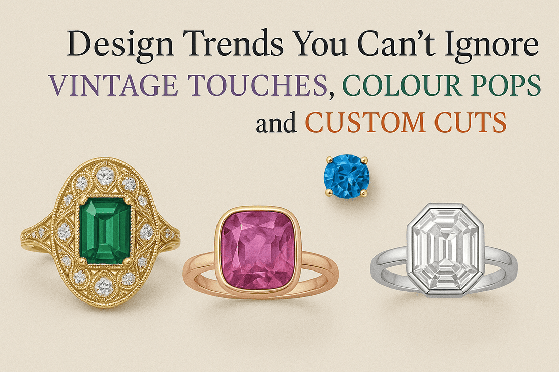 Design Trends You Can’t Ignore: Vintage Touches, Colour Pops, and Custom Cuts - Shoora Designs