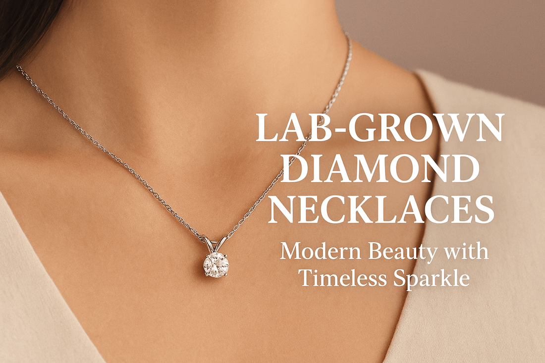 Lab-Grown Diamond Necklaces: Modern Beauty with Timeless Sparkle - Shoora Designs