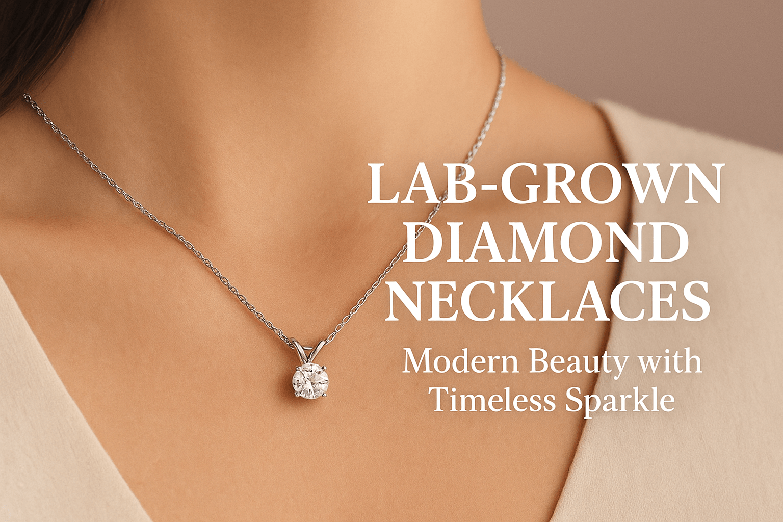 Lab-Grown Diamond Necklaces: Modern Beauty with Timeless Sparkle - Shoora Designs