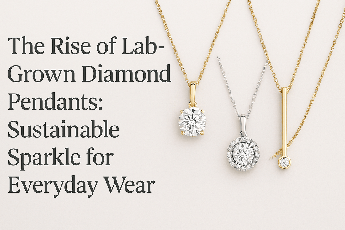 💎 The Rise of Lab-Grown Diamond Pendants: Sustainable Sparkle for Everyday Wear - Shoora Designs