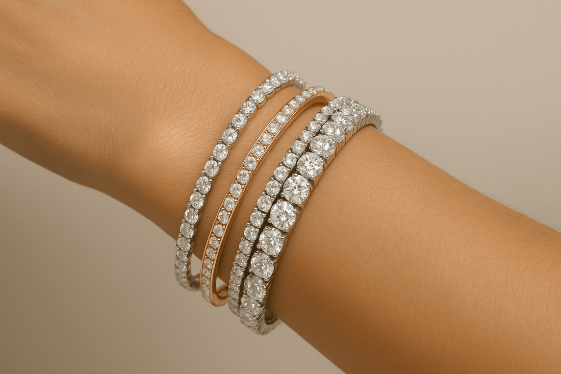 The Rise of Stacked & Layered Diamond Bracelets: 2025’s Most Effortless Luxury Trend - Shoora Designs