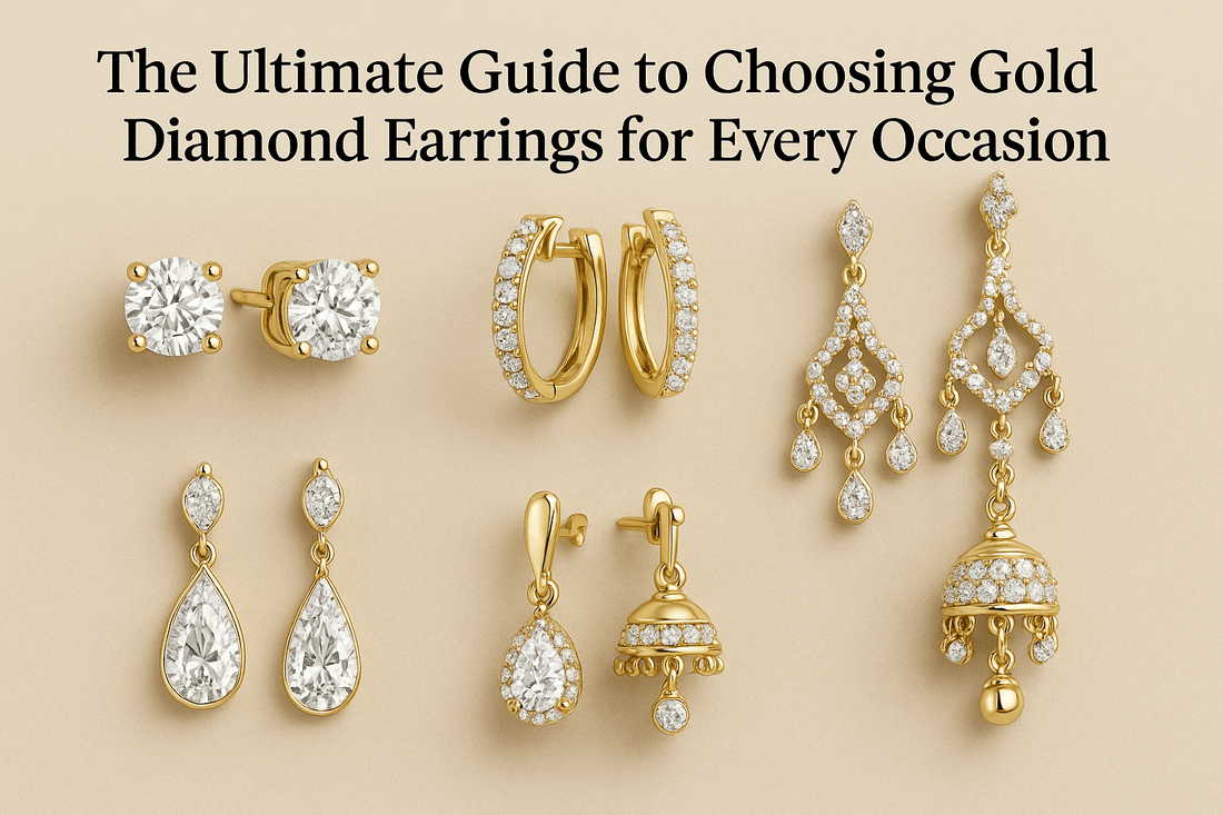 The Ultimate Guide to Choosing Gold Diamond Earrings for Every Occasion - Shoora Designs