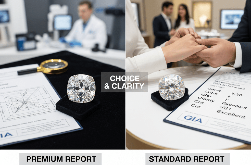 What The GIA’s New ‘Premium vs Standard’ Grading Means for Your Lab-Grown Diamond Ring - Shoora Designs