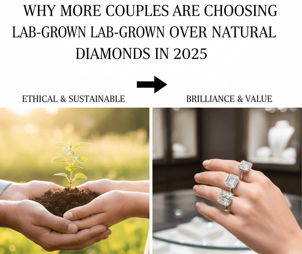 Why More Couples Are Choosing Lab-Grown Over Natural Diamonds in 2025 - Shoora Designs