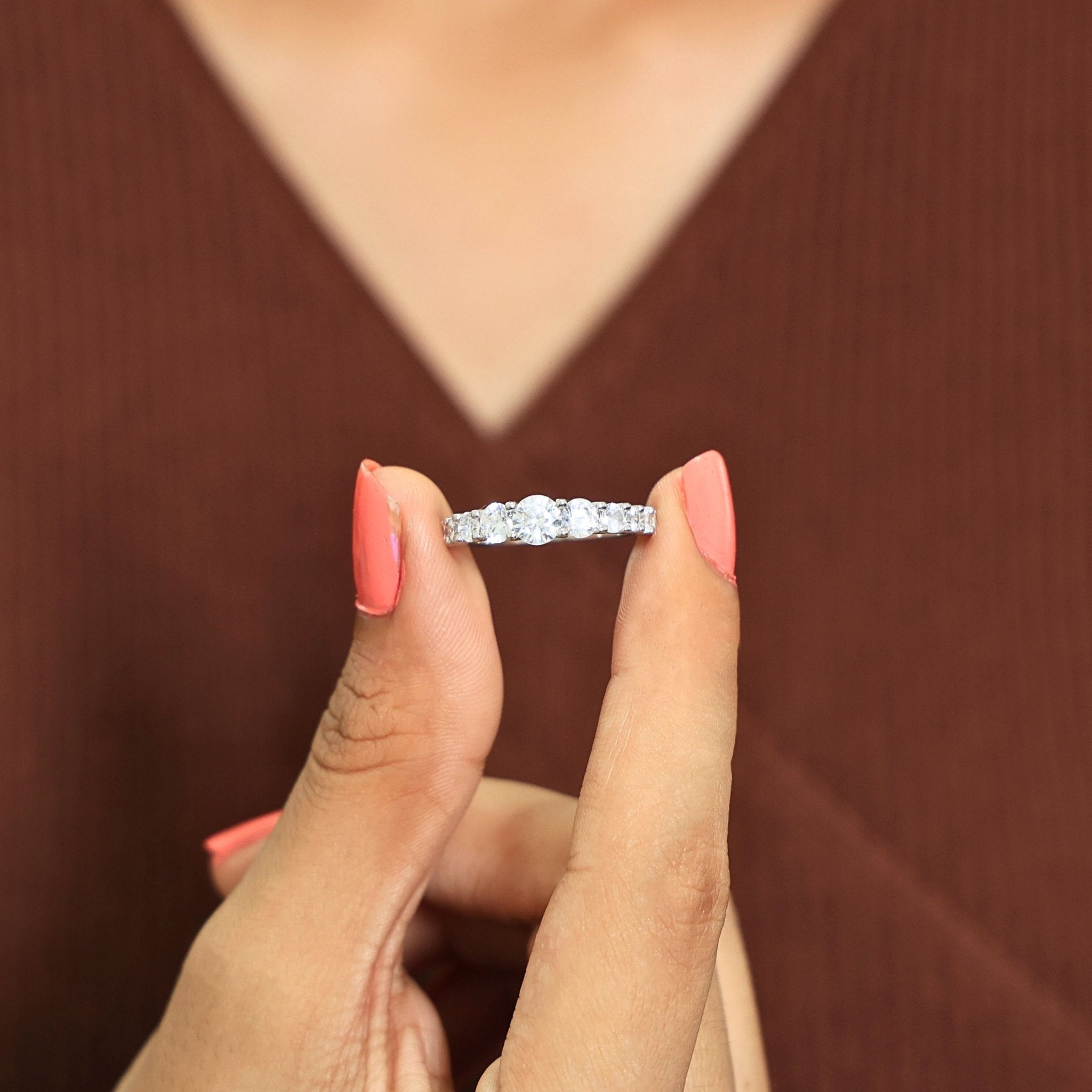 14K Yellow Gold Unique Engagement Ring, Wedding Band, Trending Gift for Her, Handmade Jewelry - Shoora Designs