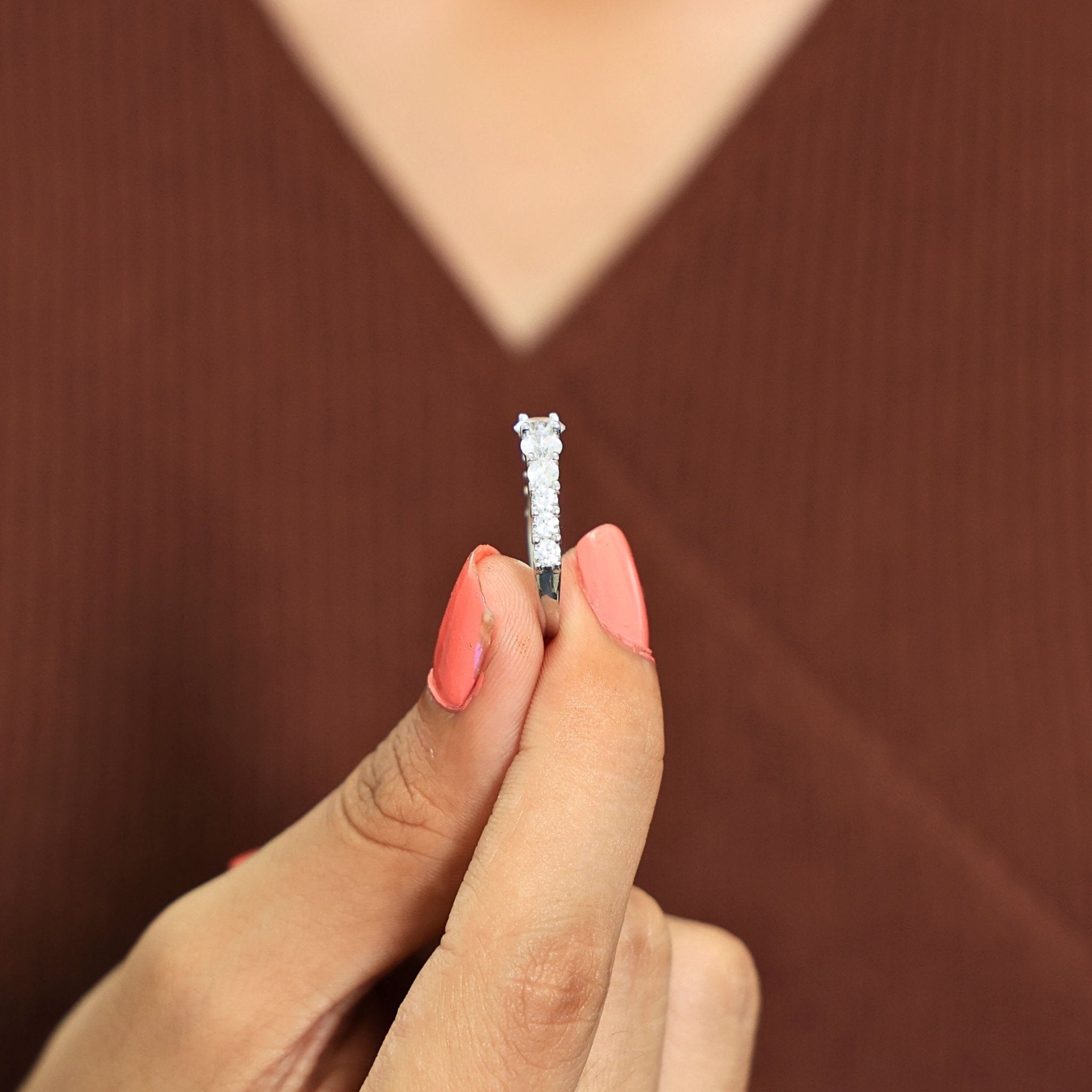 14K Yellow Gold Unique Engagement Ring, Wedding Band, Trending Gift for Her, Handmade Jewelry - Shoora Designs