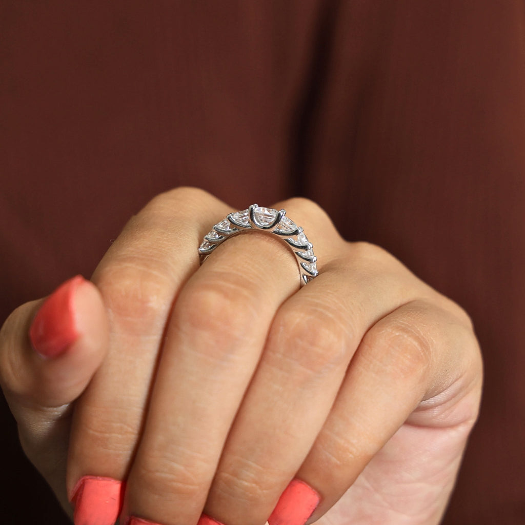 14K Yellow Gold Unique Engagement Ring, Wedding Band, Trending Gift for Her, Handmade Jewelry - Shoora Designs