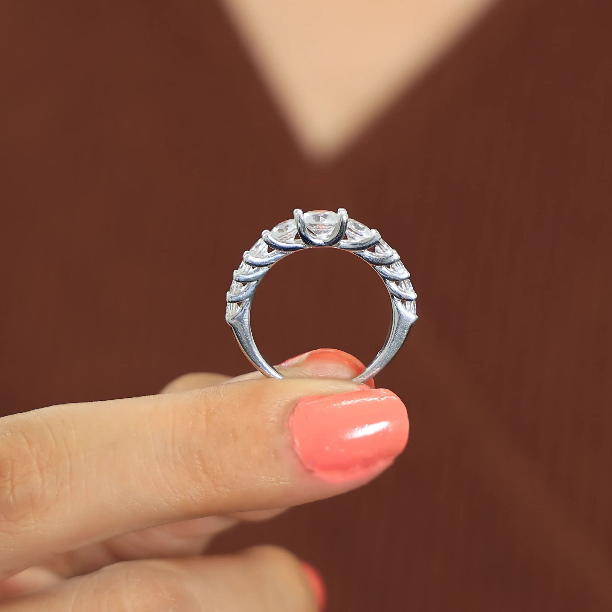 14K Yellow Gold Unique Engagement Ring, Wedding Band, Trending Gift for Her, Handmade Jewelry - Shoora Designs