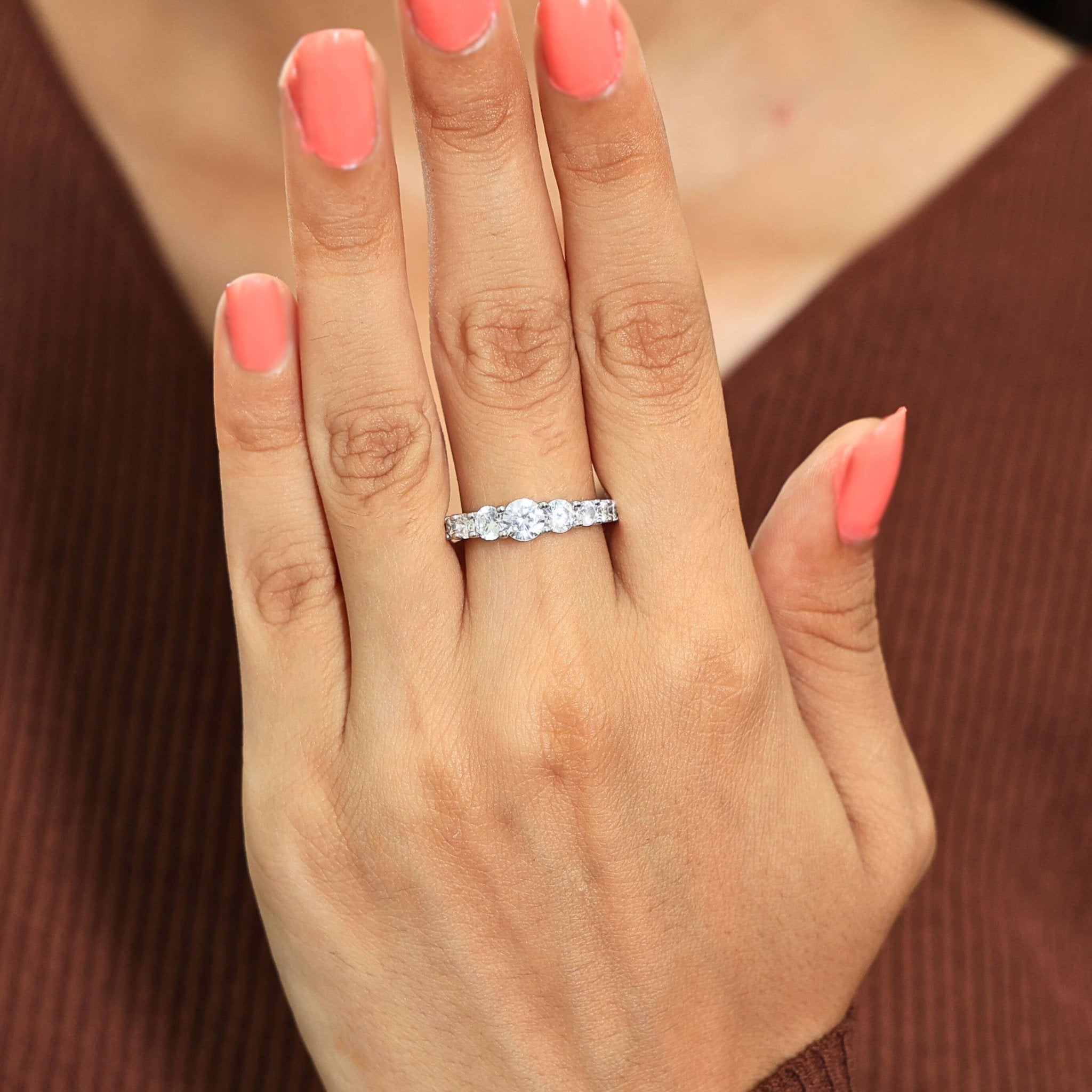 14K Yellow Gold Unique Engagement Ring, Wedding Band, Trending Gift for Her, Handmade Jewelry - Shoora Designs