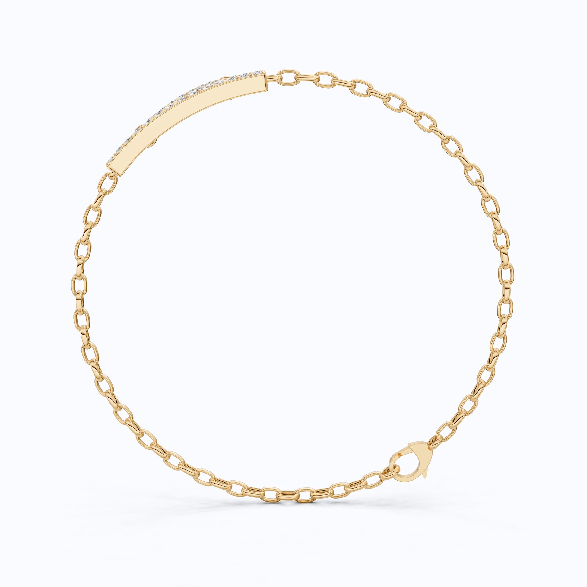 Libra Zodiac Sign Chain Bracelet in 14K Solid Gold, 0.42 TCW Round Cut Lab Created Diamonds, Dainty Chain, Gift for Her, Fashion Jewelry