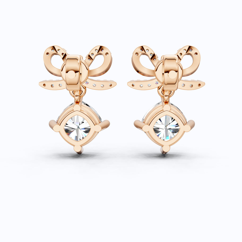 Antique Drop Wedding Earrings, Birthday Gift For Women