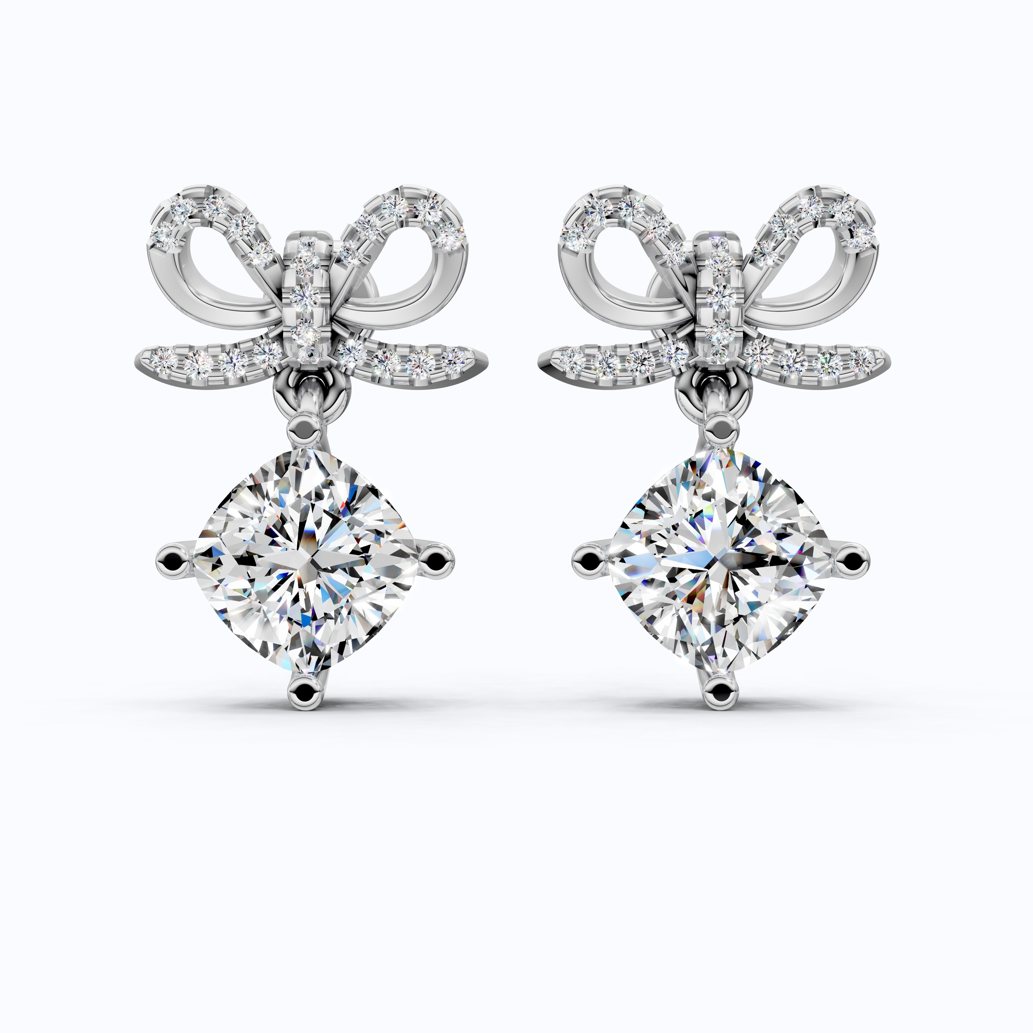Antique Drop Wedding Earrings, Birthday Gift For Women