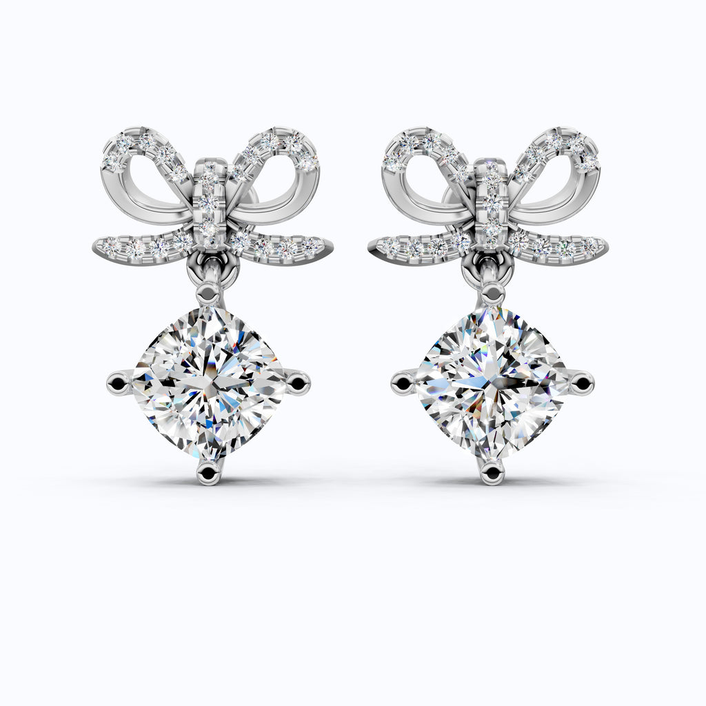 Antique Drop Wedding Earrings, Birthday Gift For Women