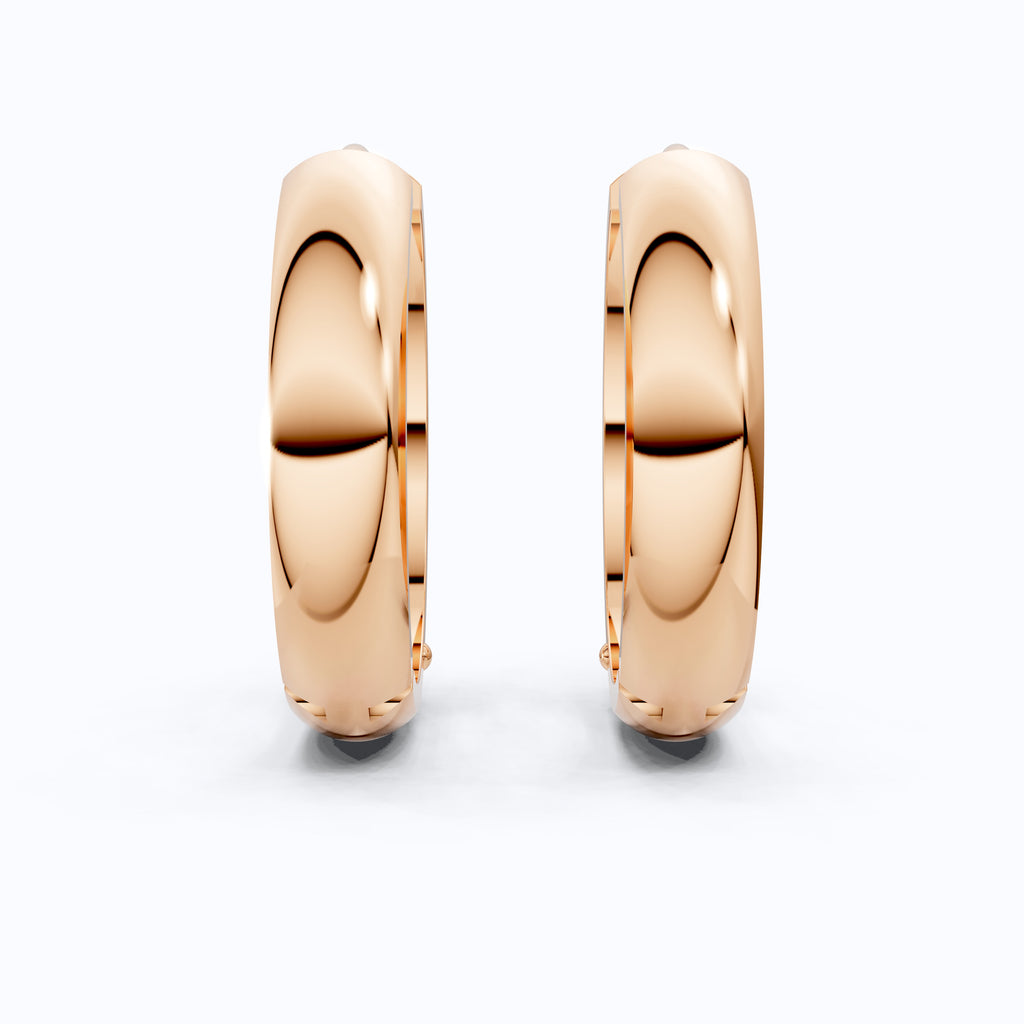 Lab Diamond Cluster Hoop Earrings For Women