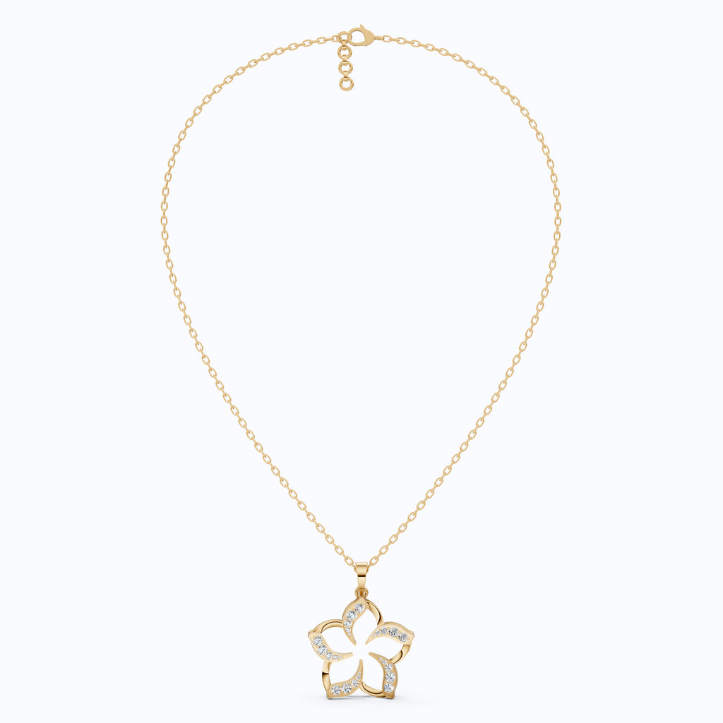 Unique Floral Wedding Pendant For Women, Everyday Jewelry