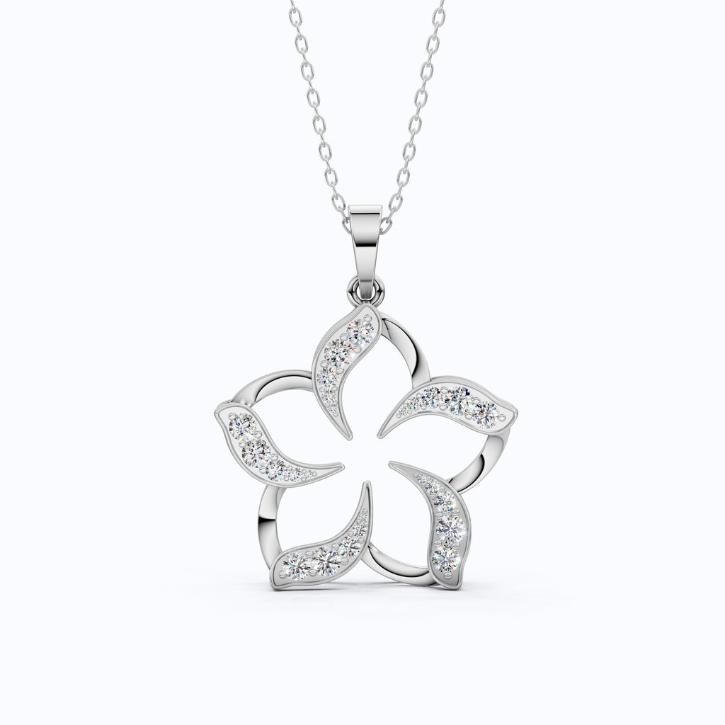 Unique Floral Wedding Pendant For Women, Everyday Jewelry