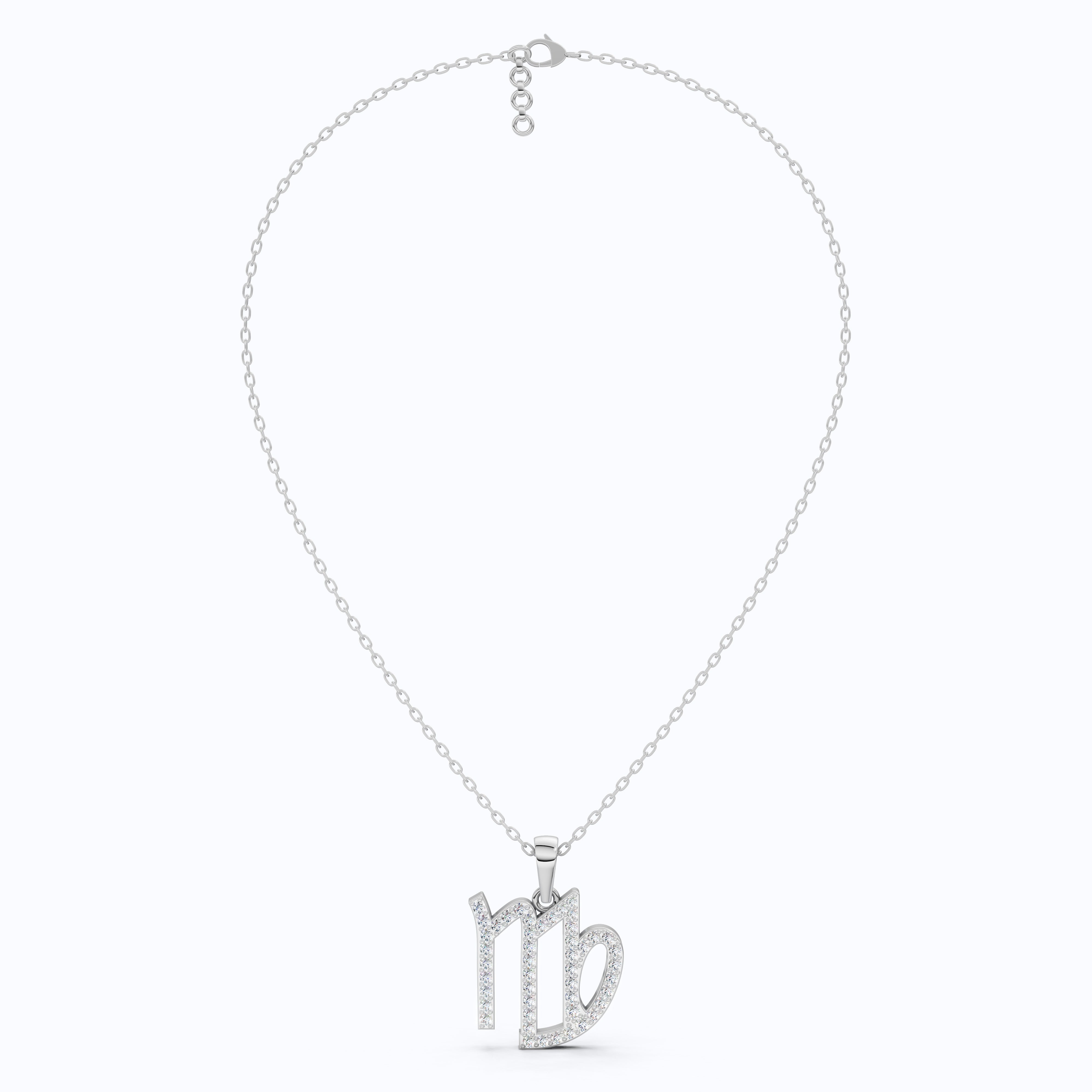 Virgo Zodiac Sign Charm Pendant, Birthday Gift For Women, Dainty Astrology Gift