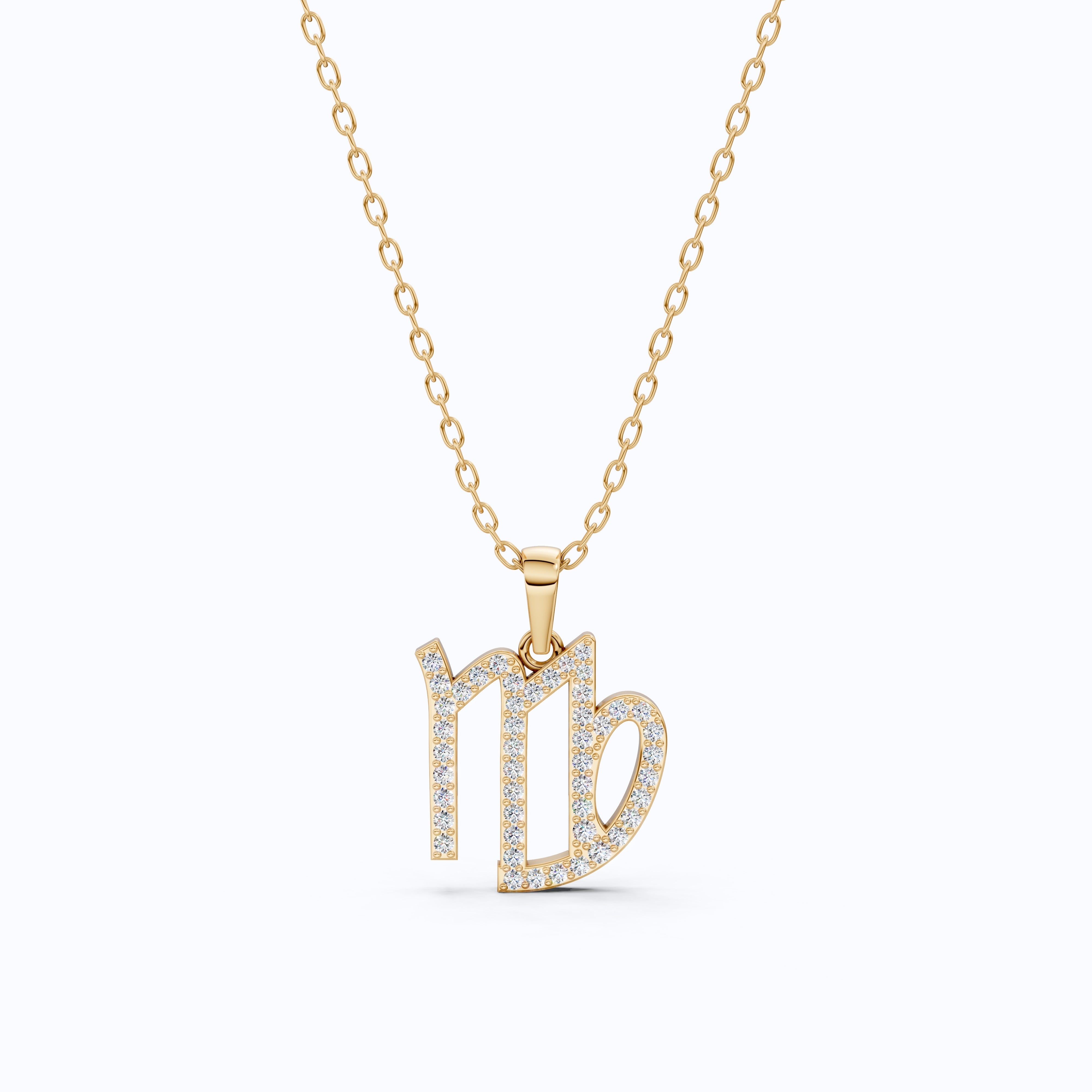 Virgo Zodiac Sign Charm Pendant, Birthday Gift For Women, Dainty Astrology Gift