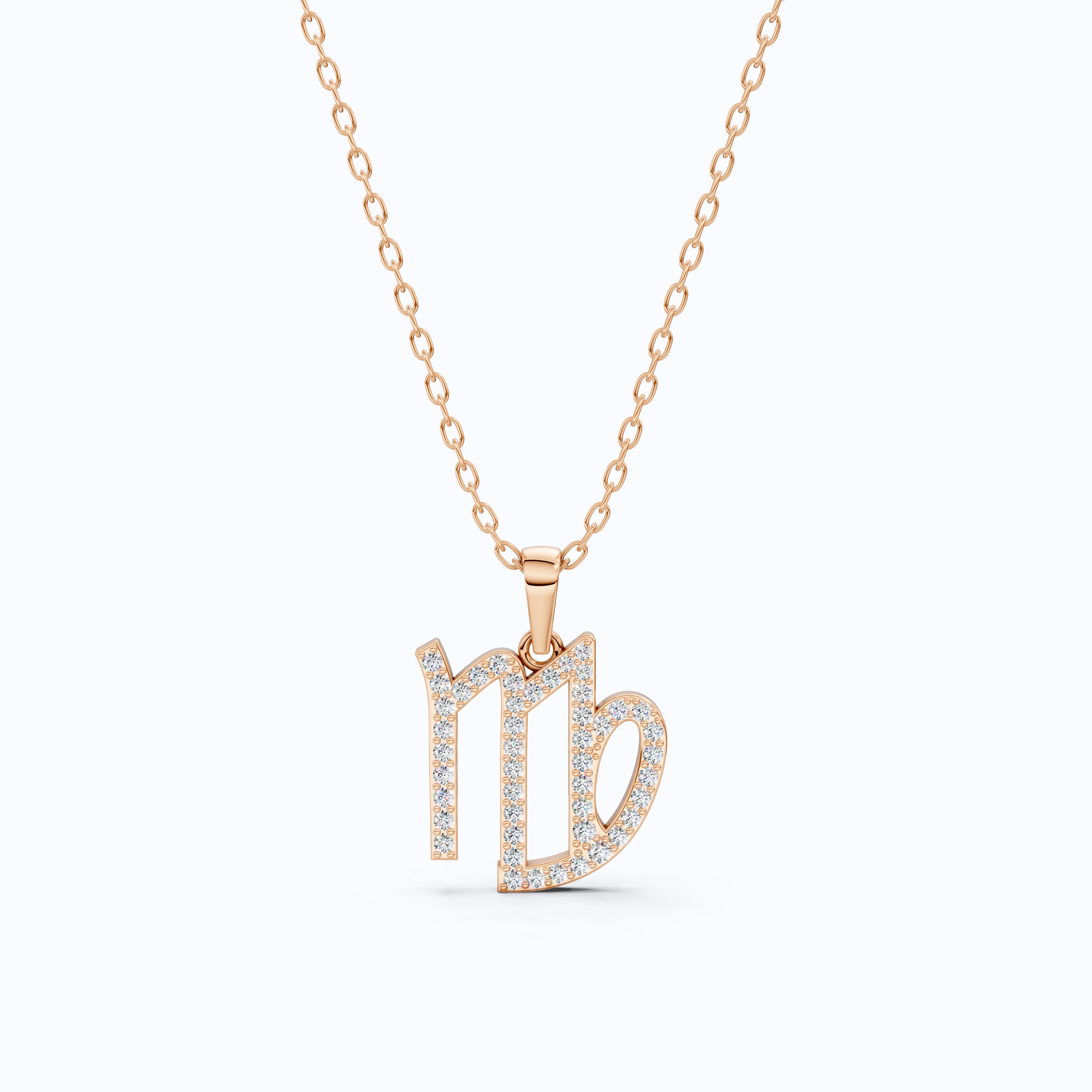 Virgo Zodiac Sign Charm Pendant, Birthday Gift For Women, Dainty Astrology Gift