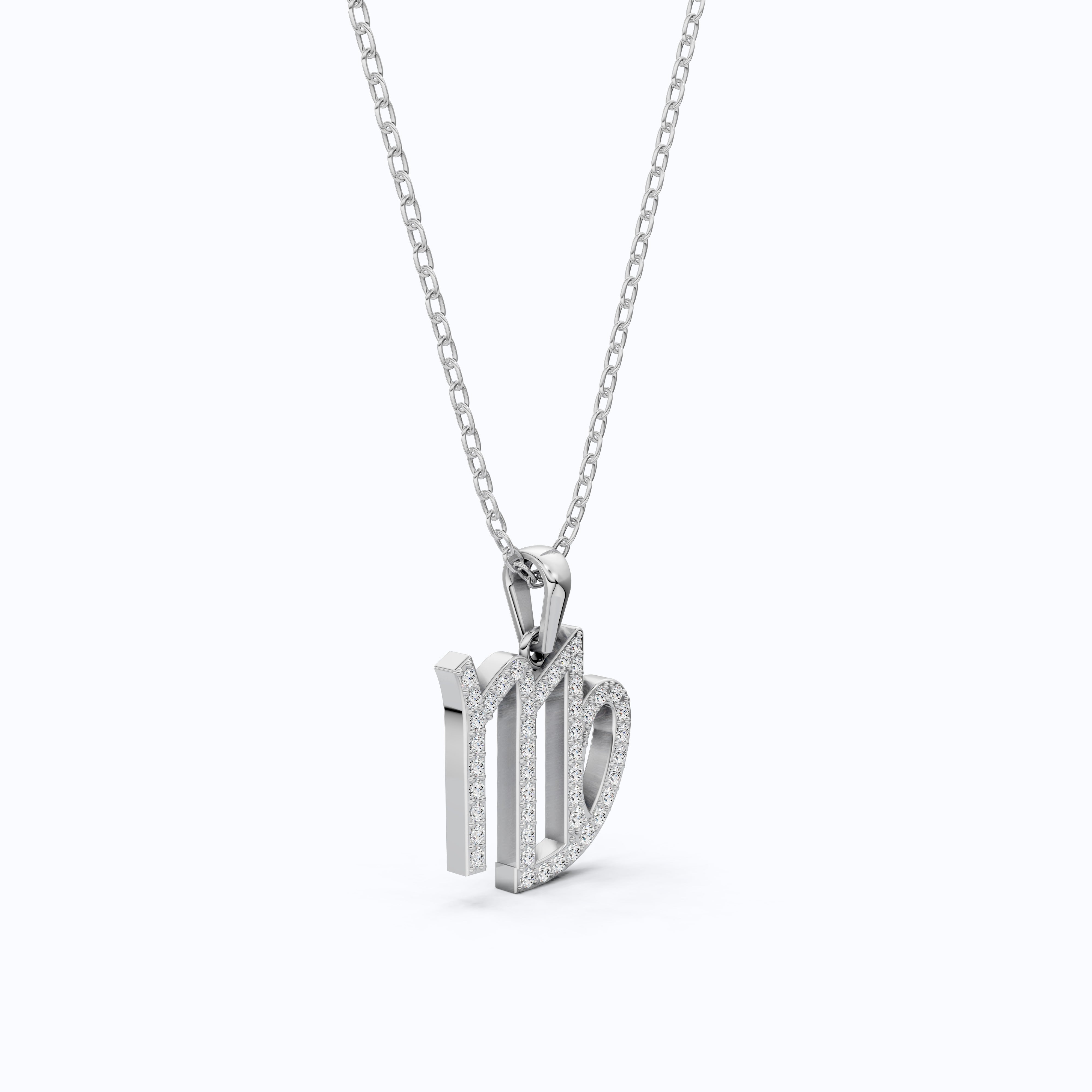 Virgo Zodiac Sign Charm Pendant, Birthday Gift For Women, Dainty Astrology Gift