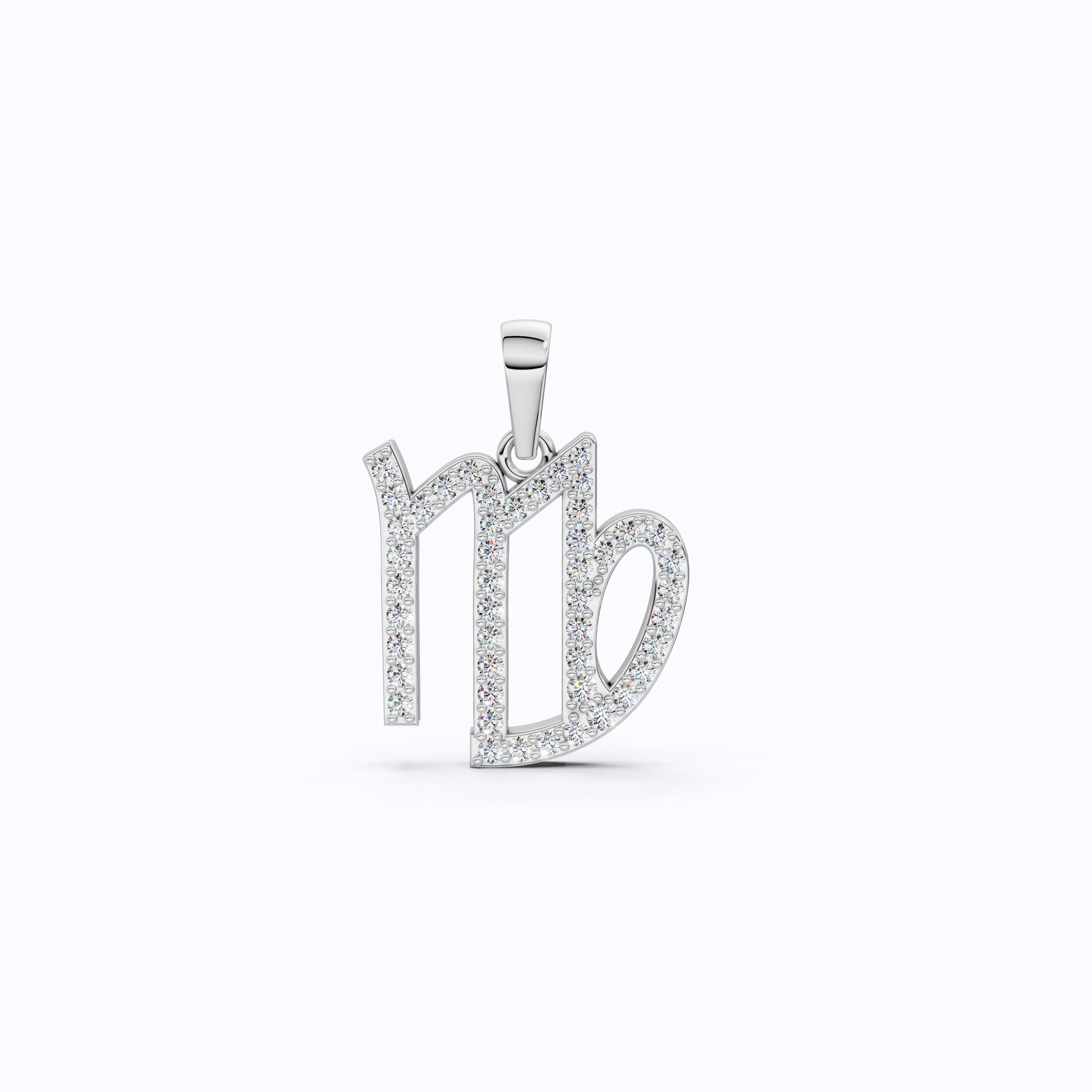 Virgo Zodiac Sign Charm Pendant, Birthday Gift For Women, Dainty Astrology Gift
