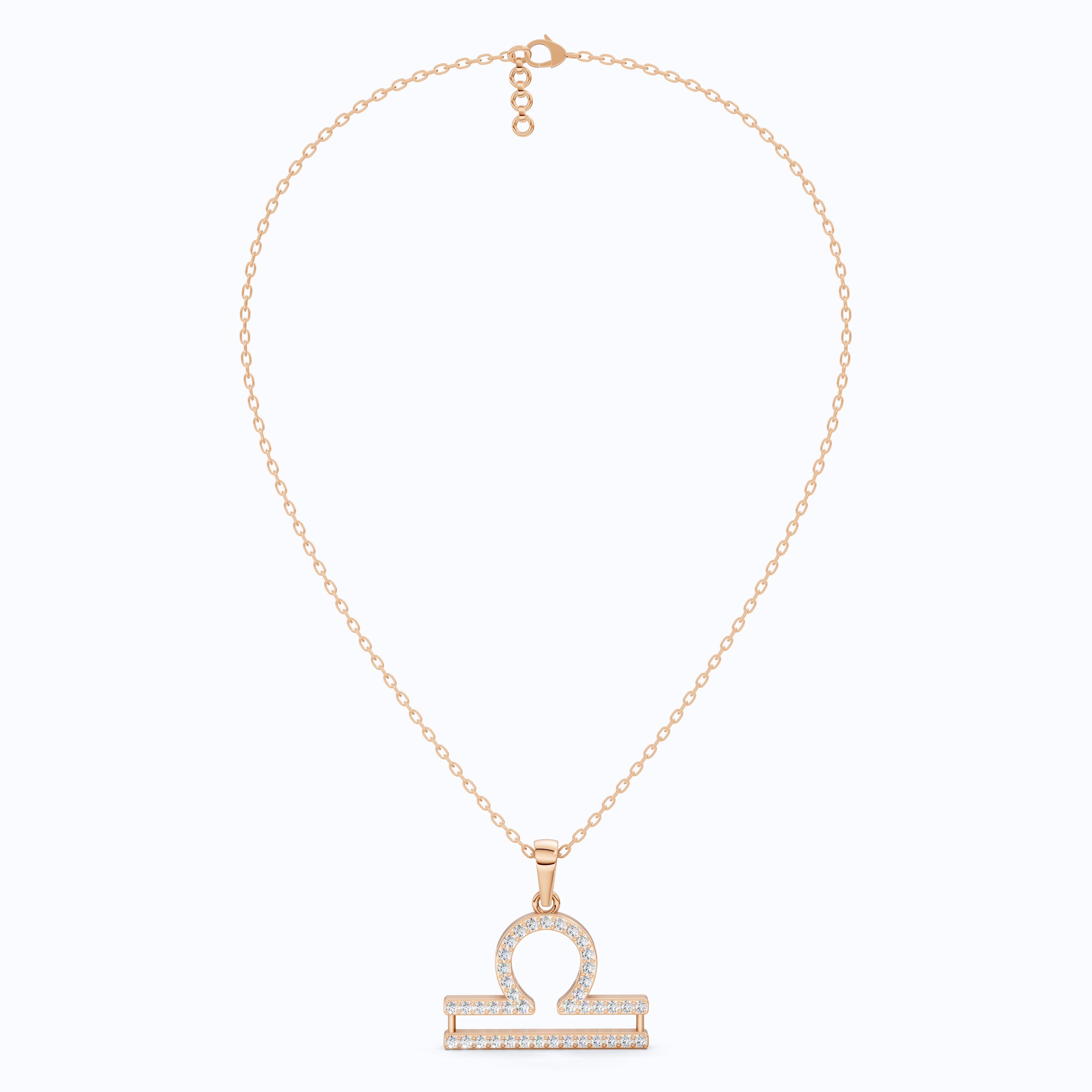 Libra Zodiac Sign Charm Pendant, Birthday Gift For Libra Women