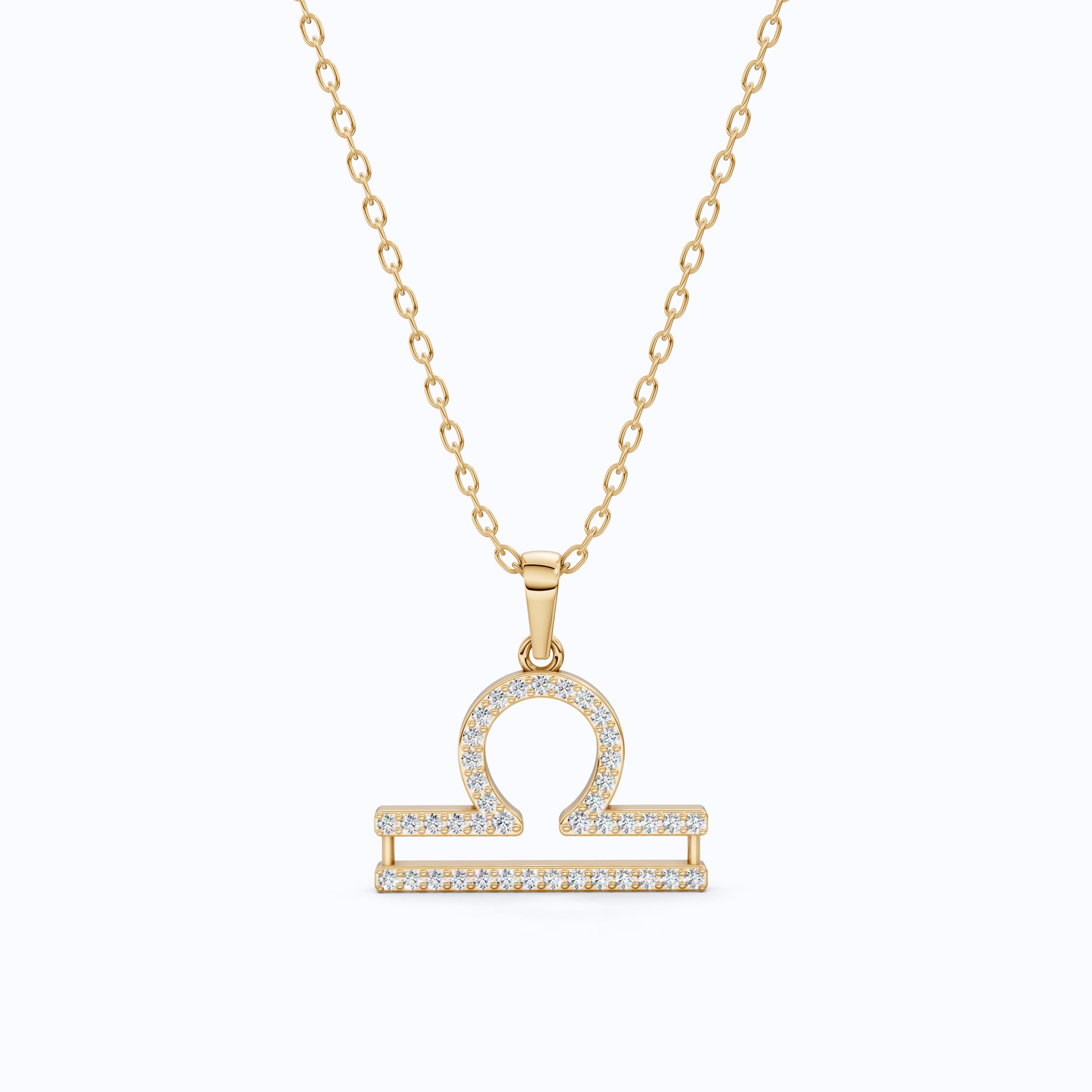 Libra Zodiac Sign Charm Pendant, Birthday Gift For Libra Women