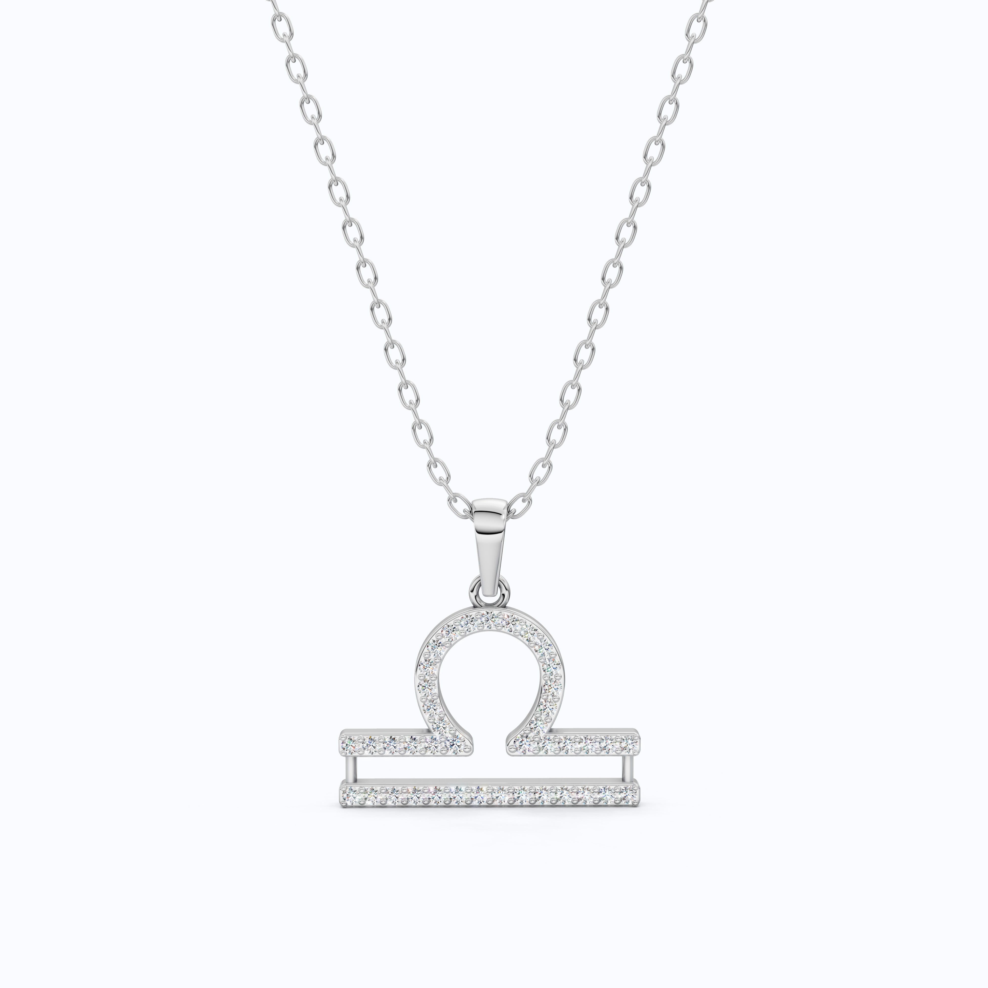 Libra Zodiac Sign Charm Pendant, Birthday Gift For Libra Women