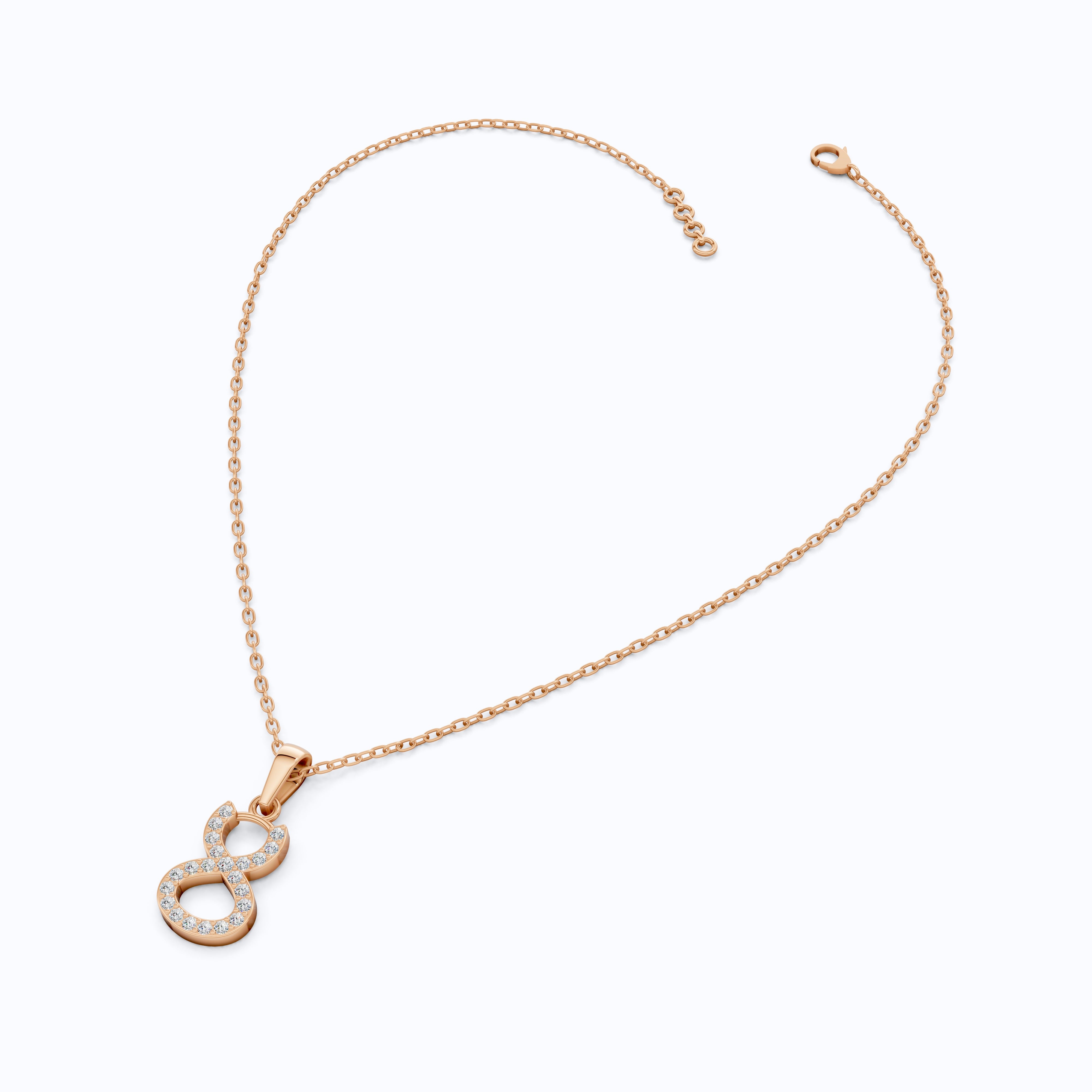 Taurus Horoscope Pendant in 14K Yellow Gold, Lab Diamond Jewelry, Celestial Gift for Her, Zodiac Jewelry