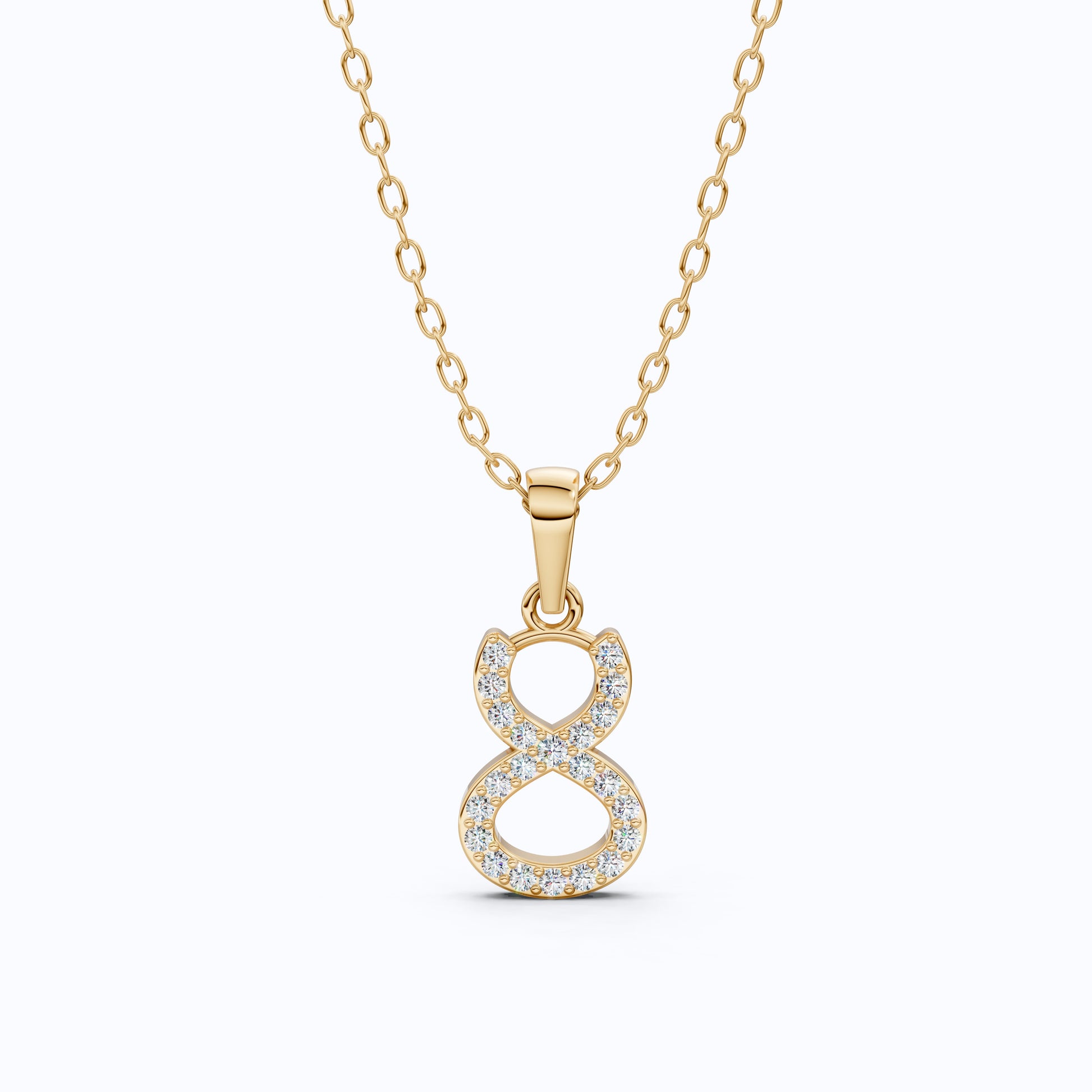 Taurus Horoscope Pendant in 14K Yellow Gold, Lab Diamond Jewelry, Celestial Gift for Her, Zodiac Jewelry