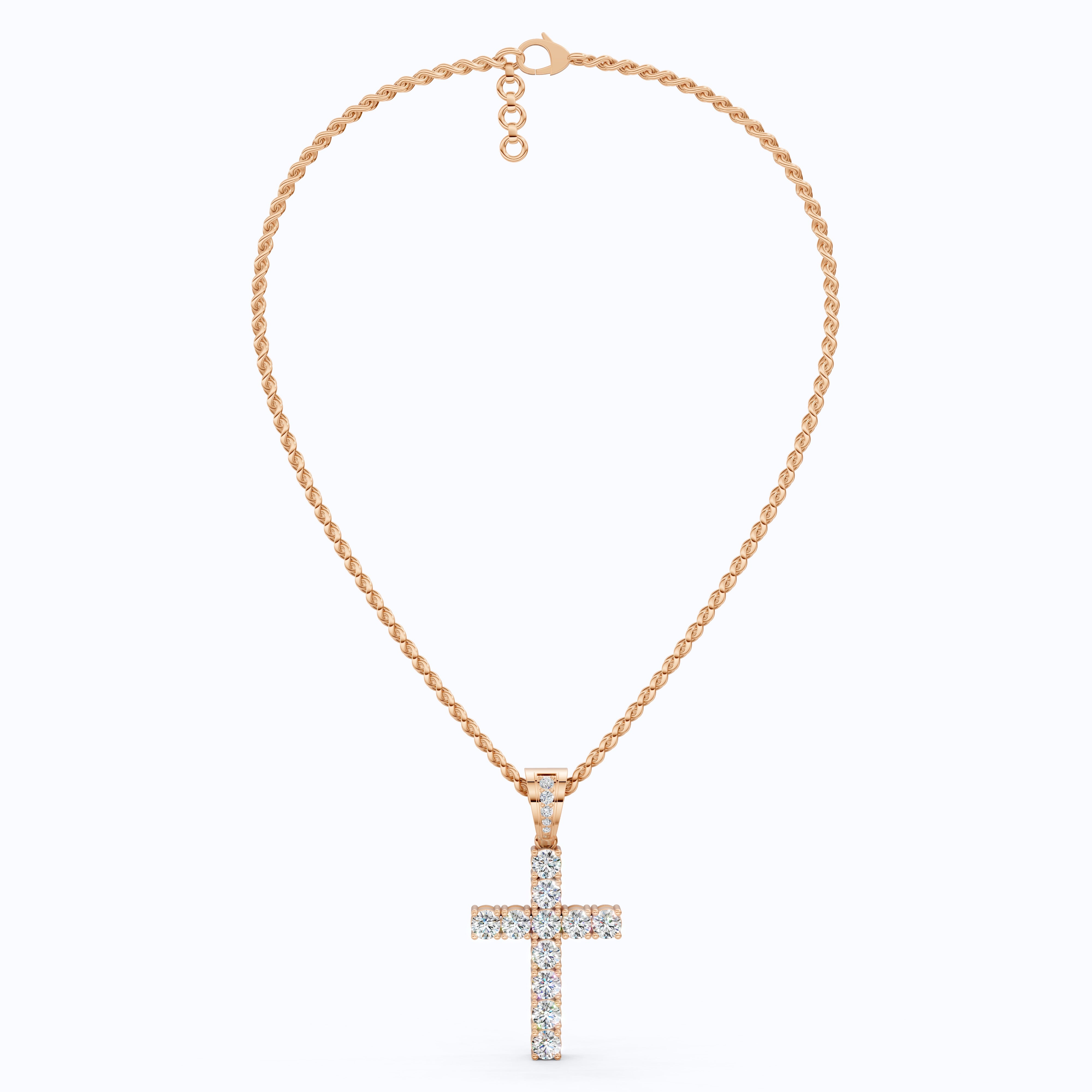 Jesus Christ Cross Diamond Hip-Hop Pendant, Iced Out Jewelry