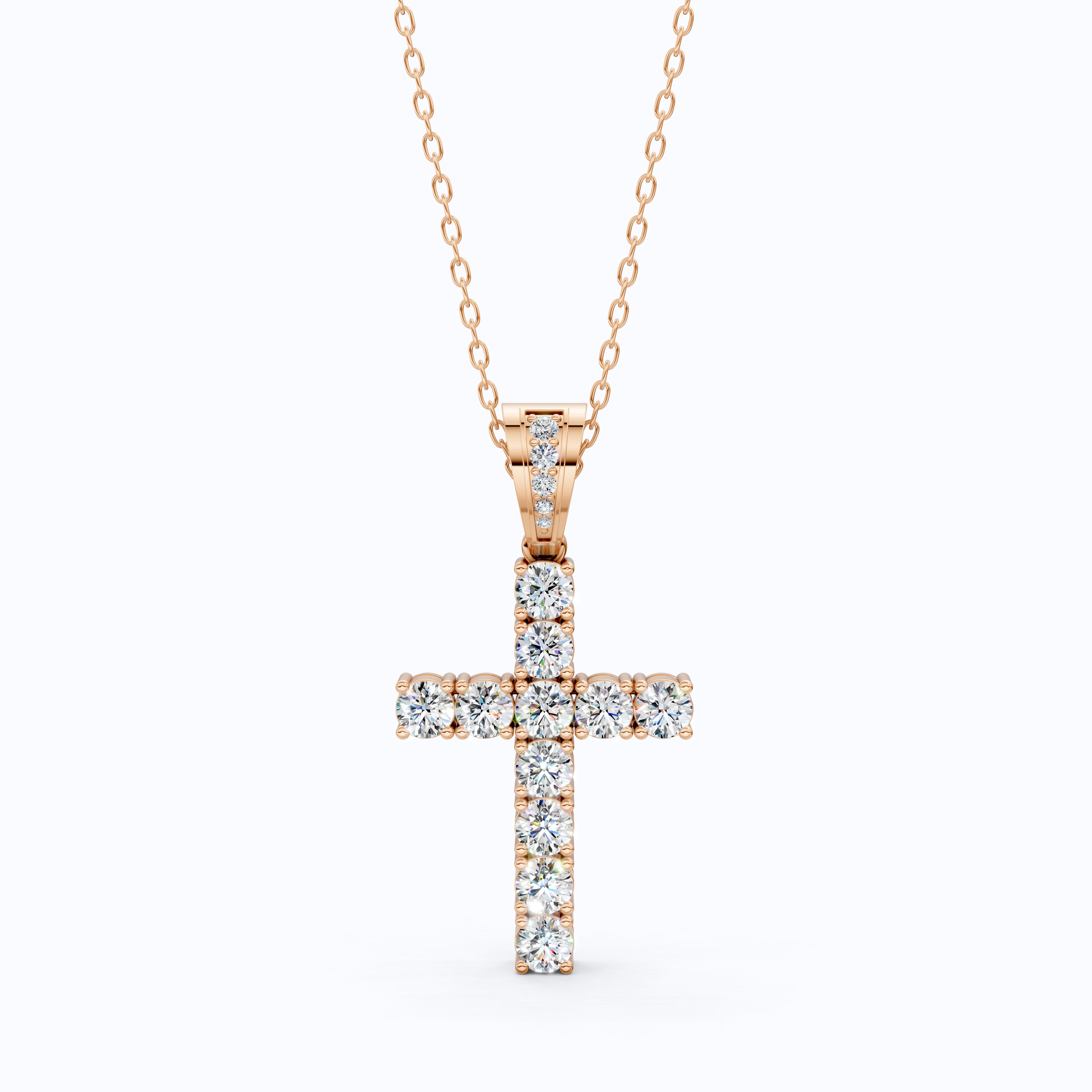 Jesus Christ Cross Diamond Hip-Hop Pendant, Iced Out Jewelry