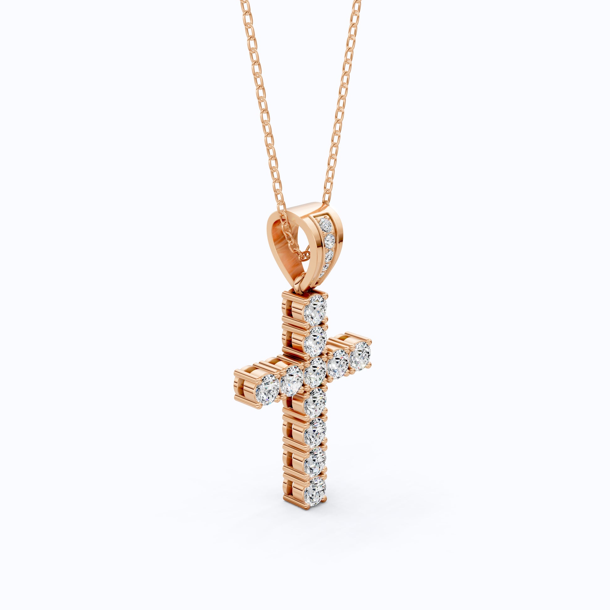 Jesus Christ Cross Diamond Hip-Hop Pendant, Iced Out Jewelry