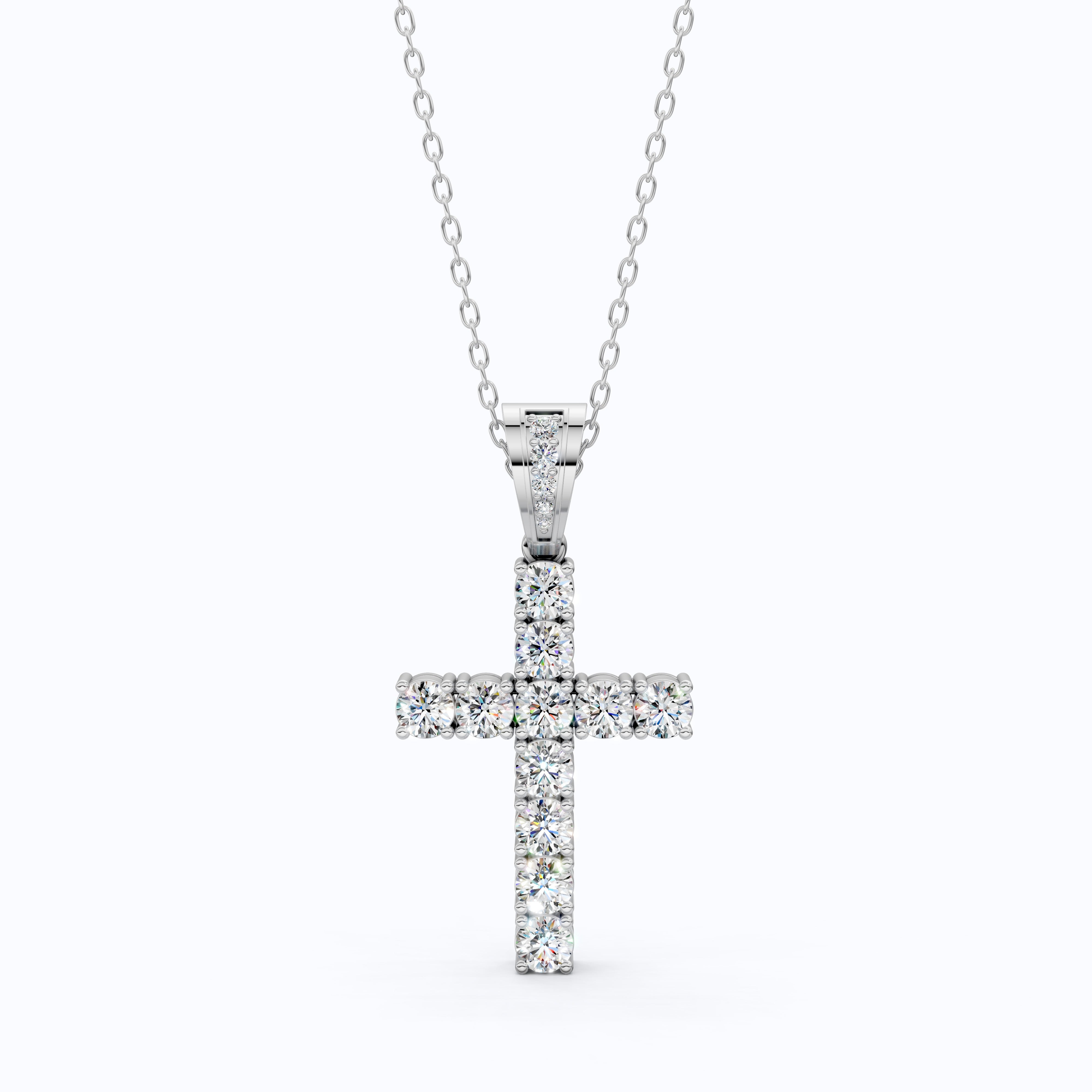 Jesus Christ Cross Diamond Hip-Hop Pendant, Iced Out Jewelry