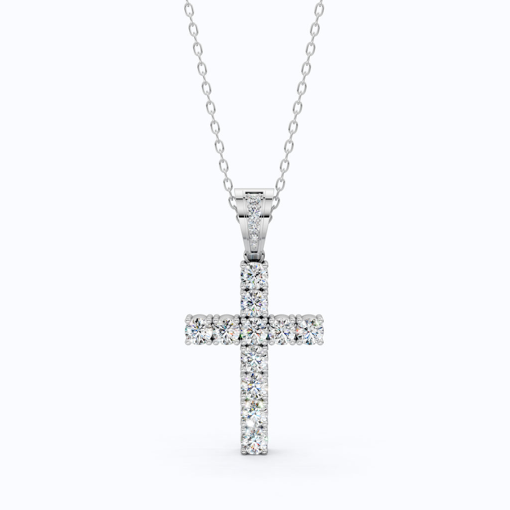 Jesus Christ Cross Diamond Hip-Hop Pendant, Iced Out Jewelry