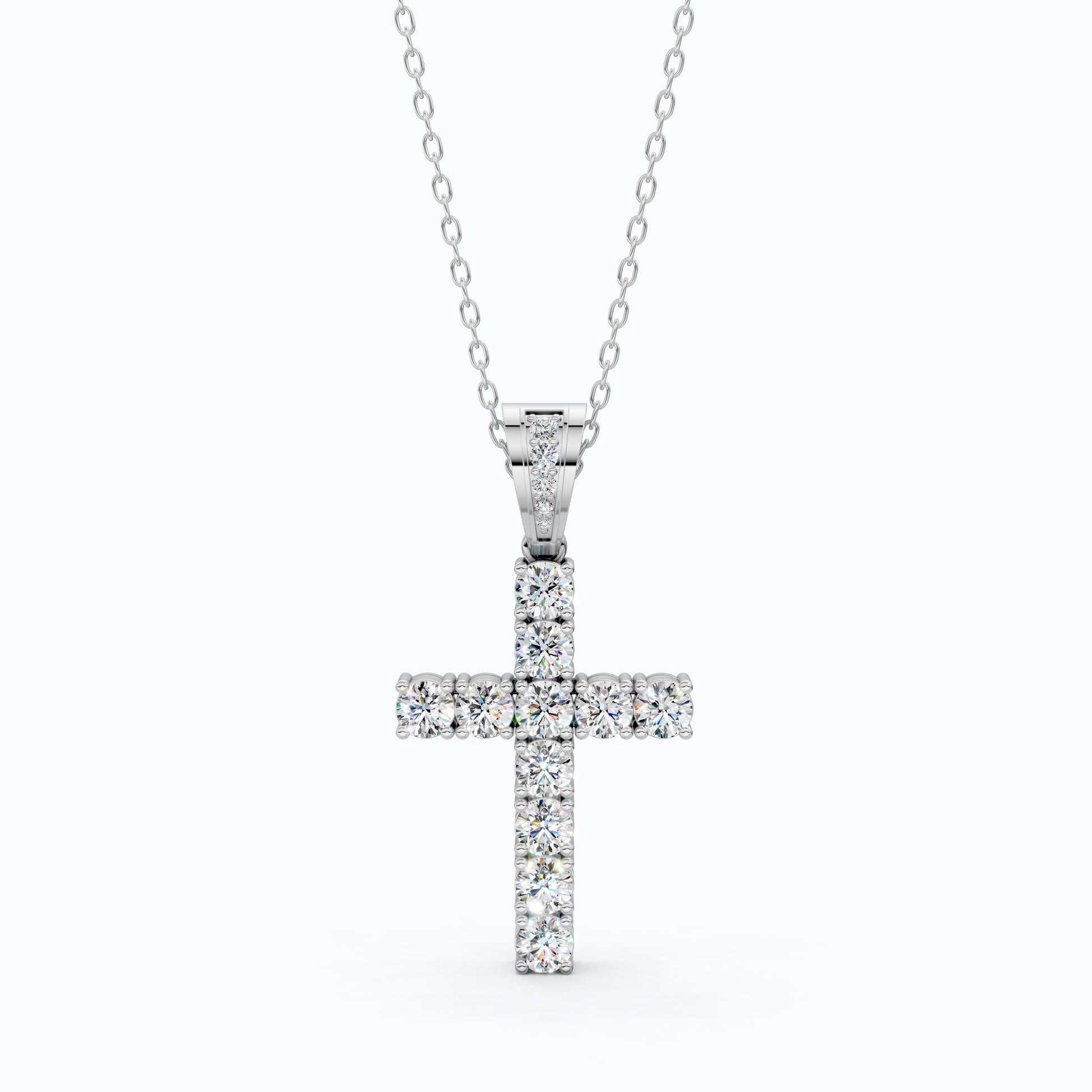 Jesus Christ Cross Diamond Hip-Hop Pendant, Iced Out Jewelry