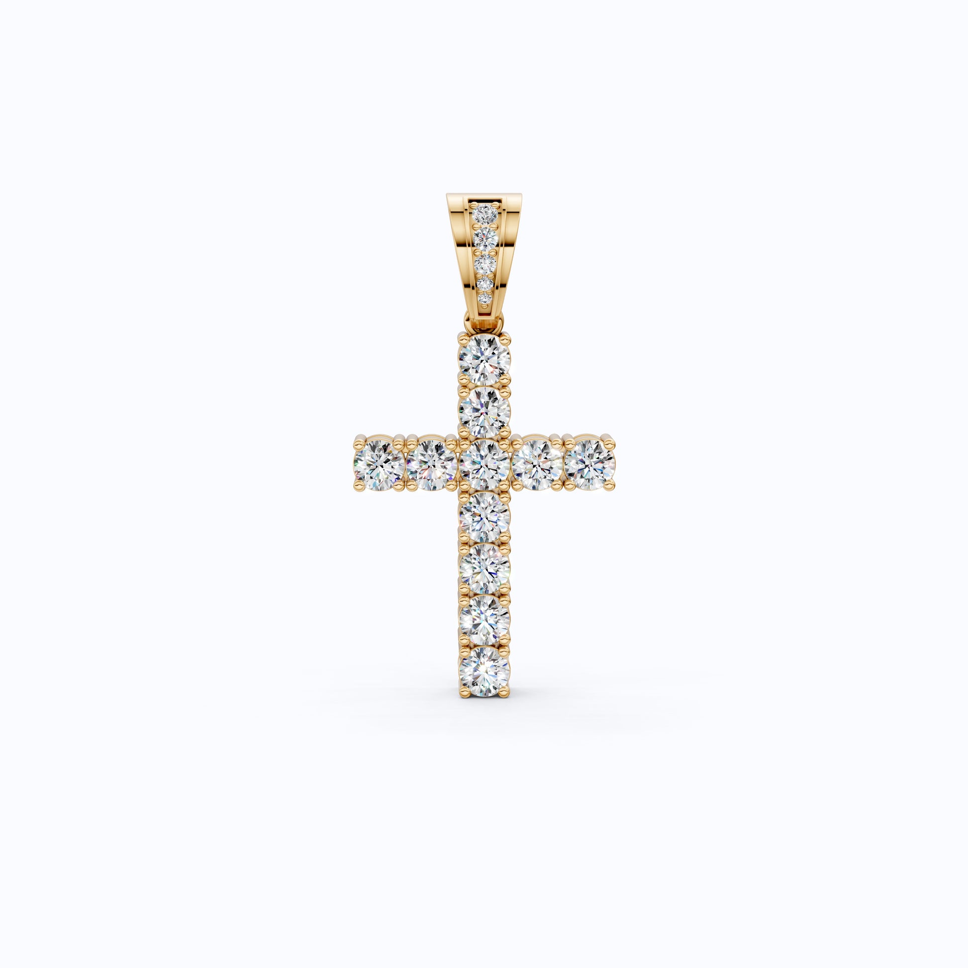 Jesus Christ Cross Diamond Hip-Hop Pendant, Iced Out Jewelry