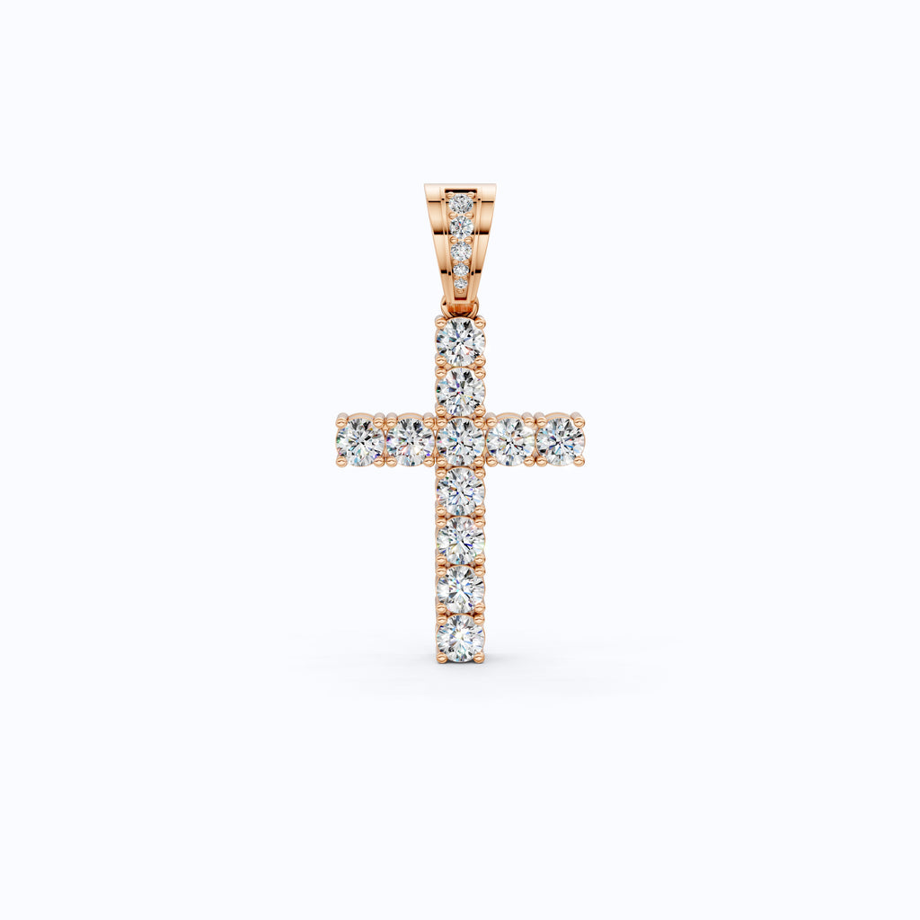 Jesus Christ Cross Diamond Hip-Hop Pendant, Iced Out Jewelry