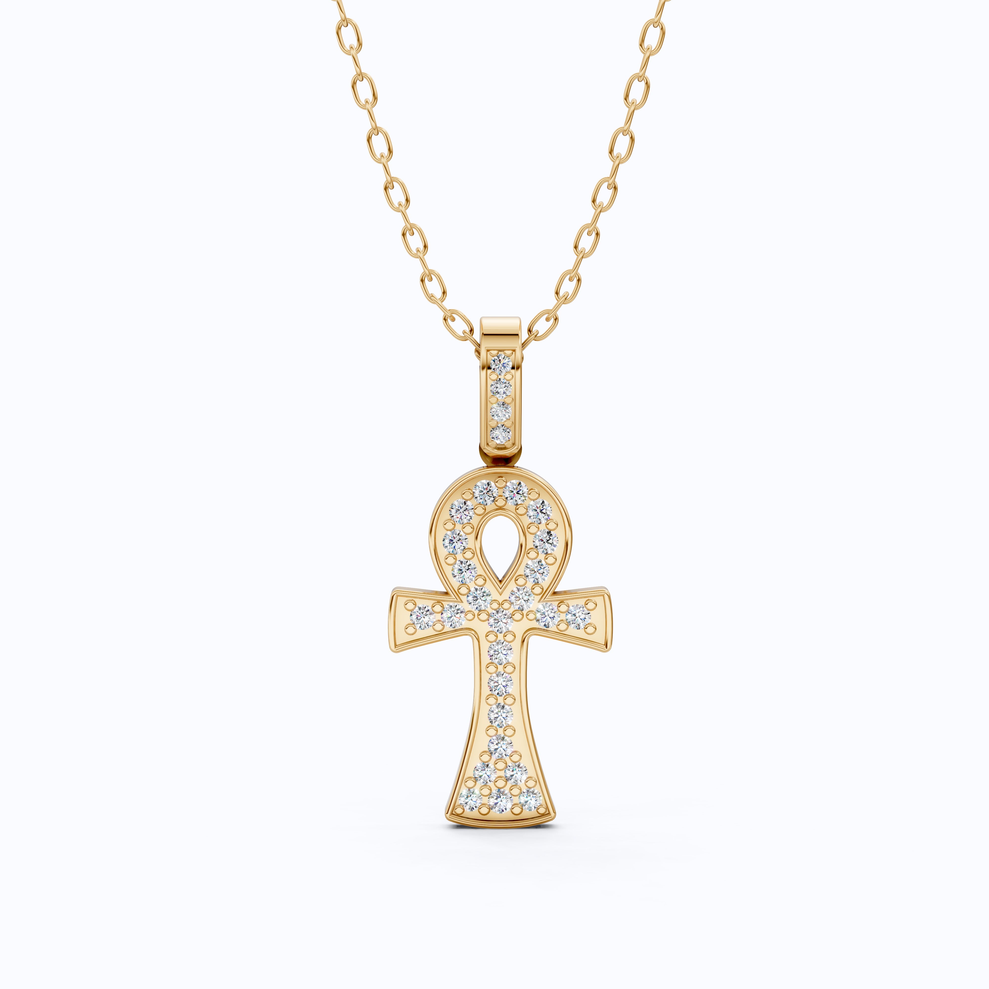 Unique Ankh Wedding Pendant For Women, Anniversary Gift
