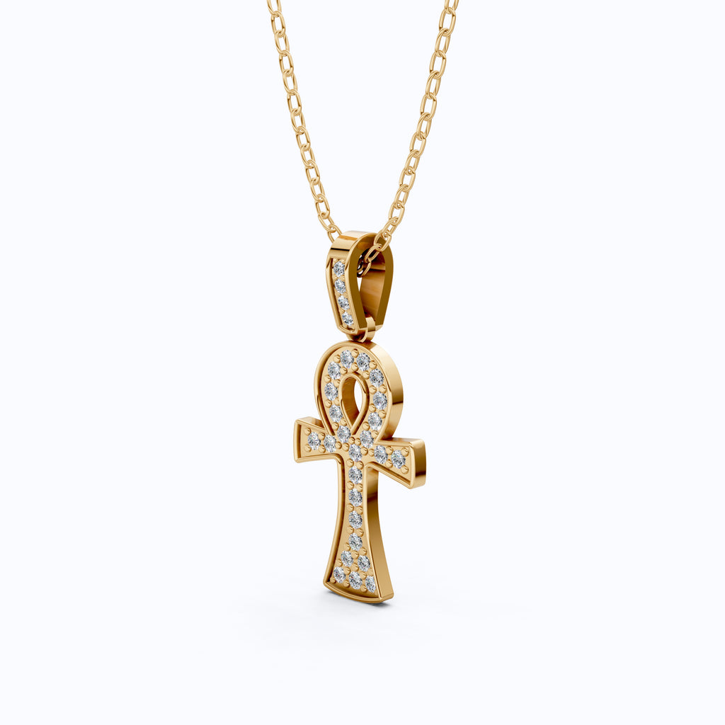 Unique Ankh Wedding Pendant For Women, Anniversary Gift