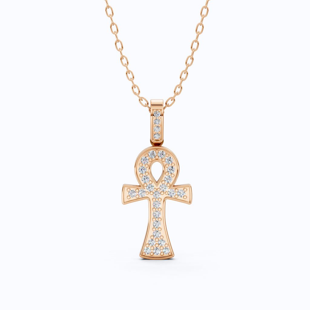 Unique Ankh Wedding Pendant For Women, Anniversary Gift