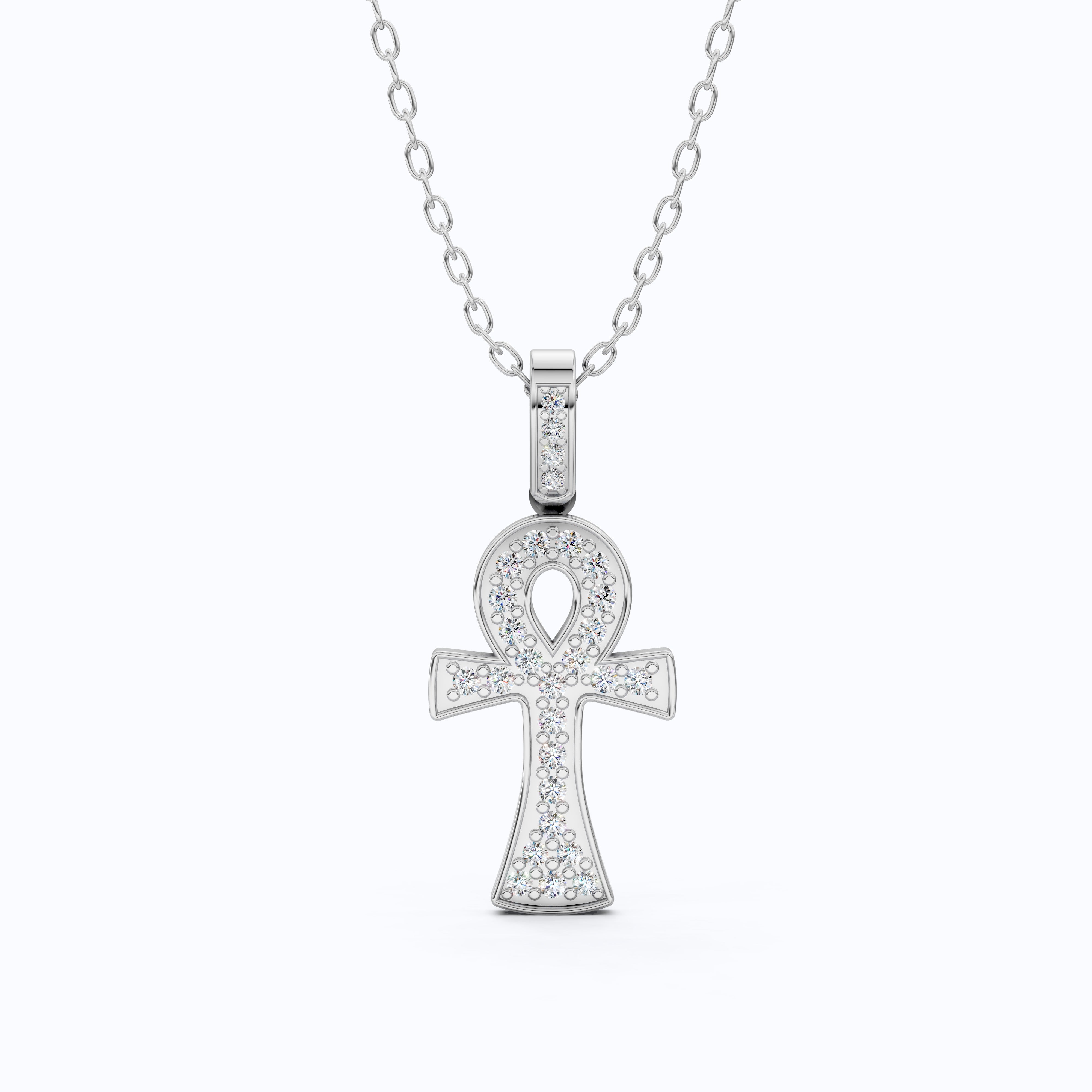 Unique Ankh Wedding Pendant For Women, Anniversary Gift