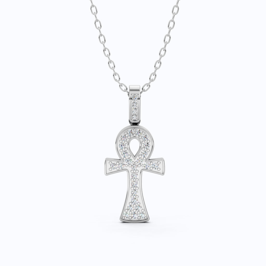 Unique Ankh Wedding Pendant For Women, Anniversary Gift