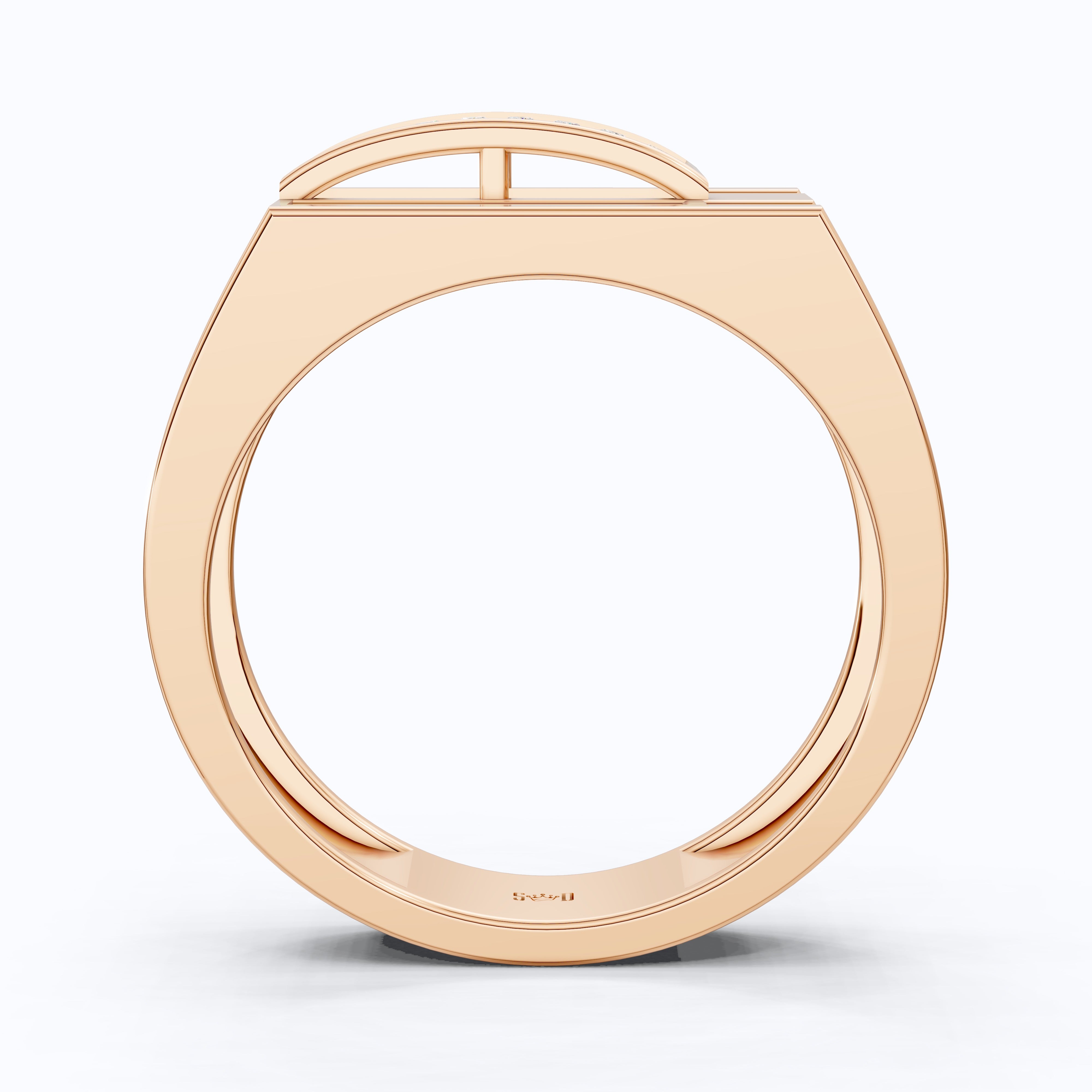 Round Cut Men’s Modern Wedding Band Jewelry, Gift for Him