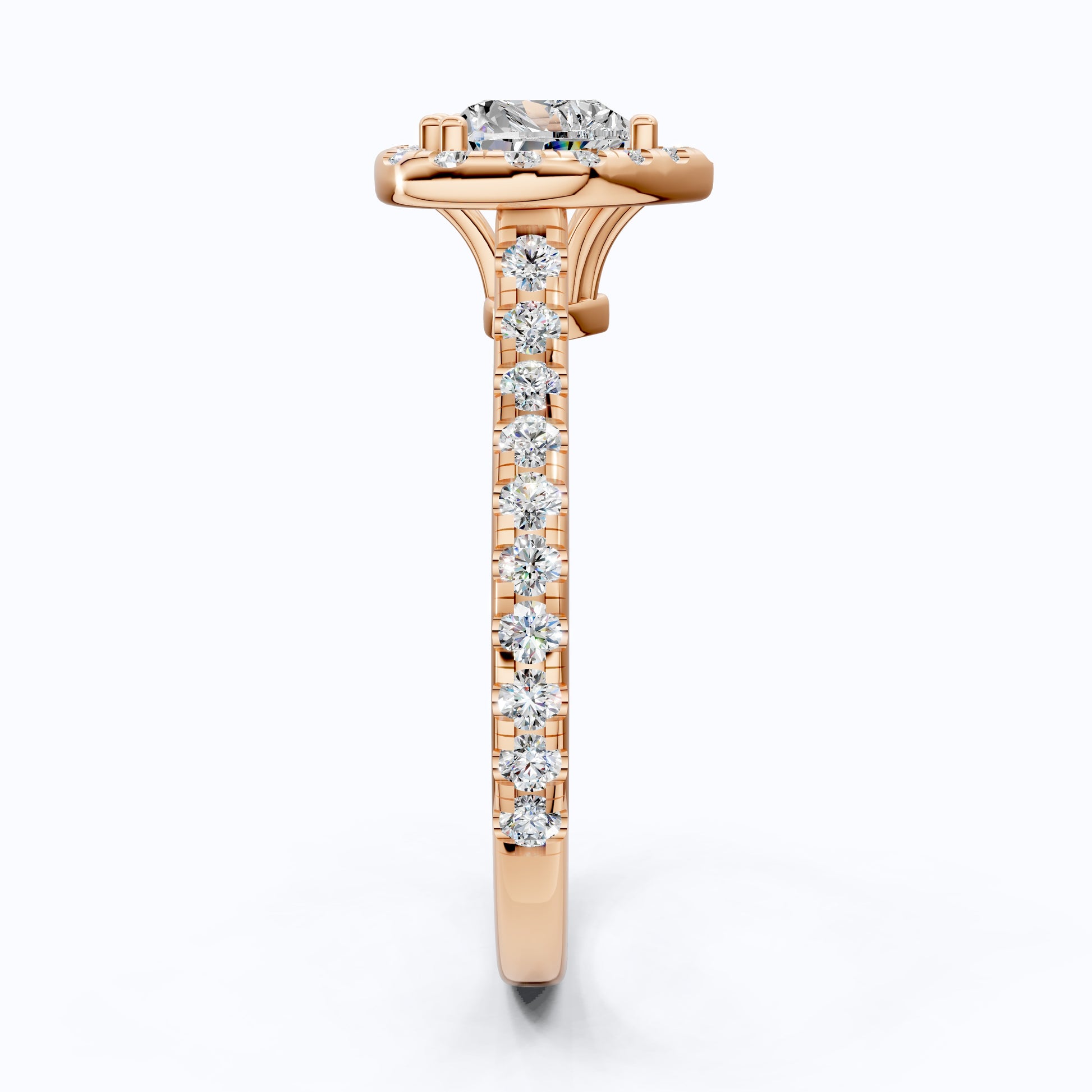 Heart Cut Halo Pave Anniversary Ring For Wife Perfect Innovation